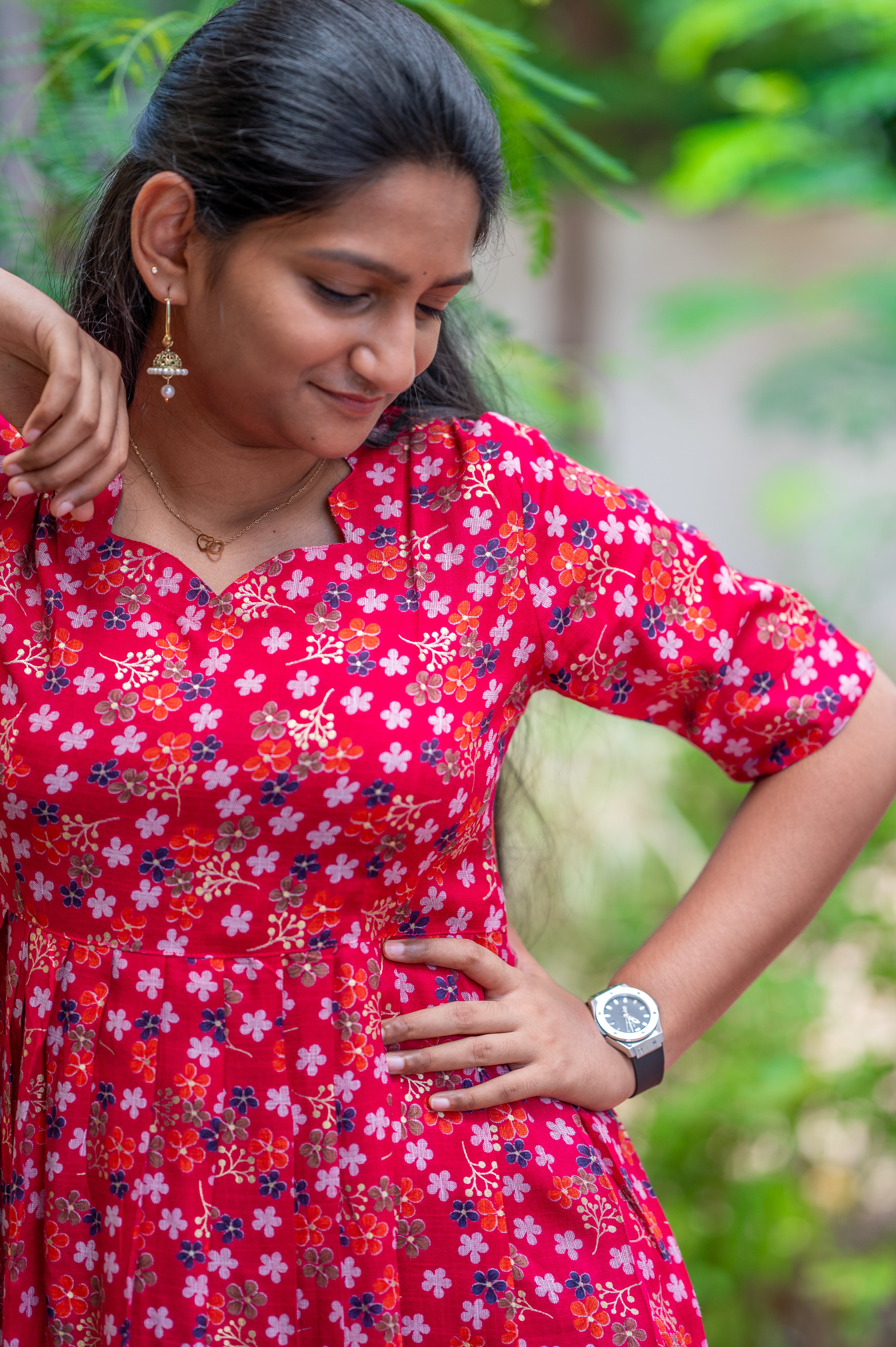 Cherry Bloom Kurti 1931