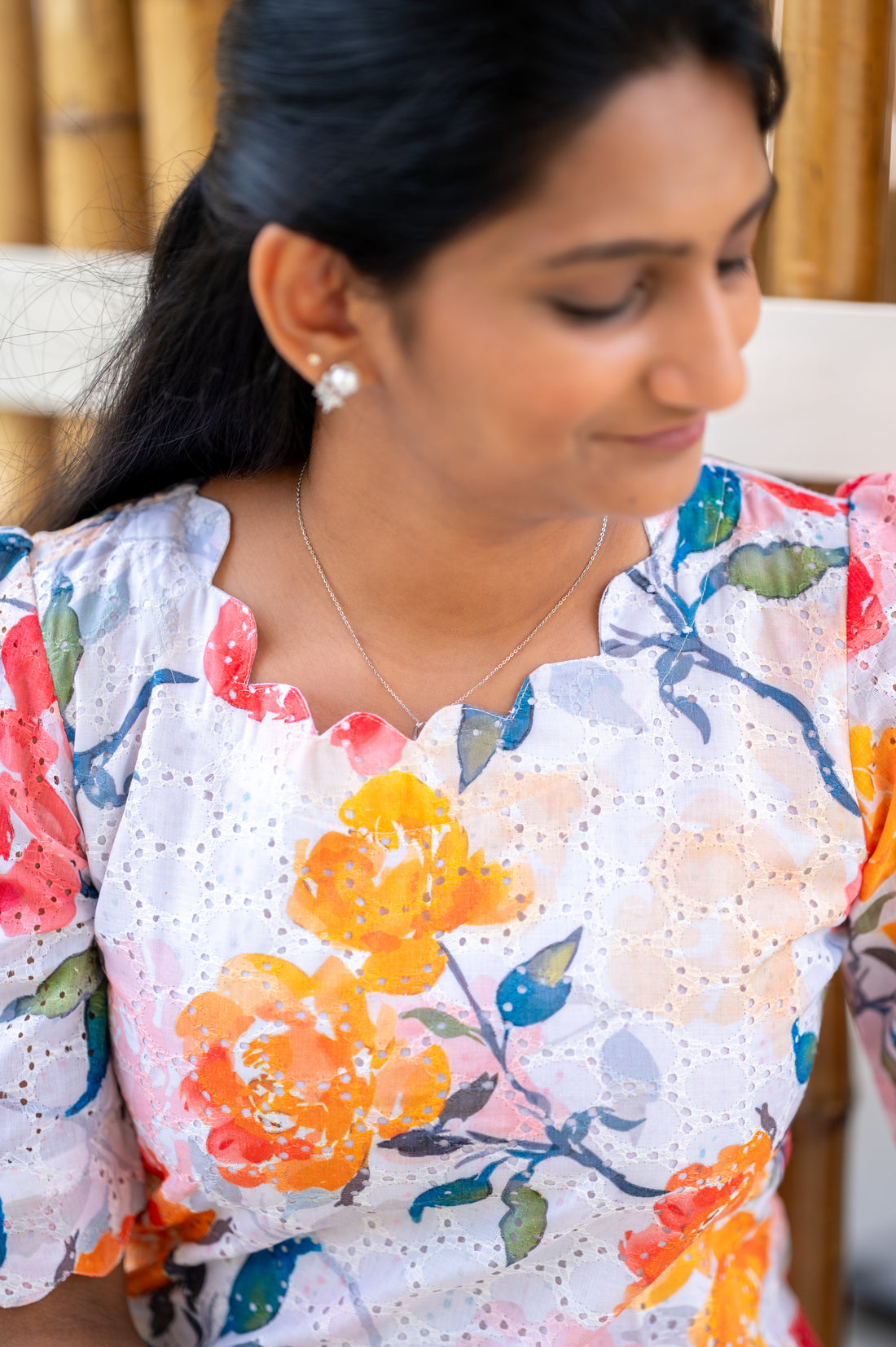🍥Floral Grace Kurti