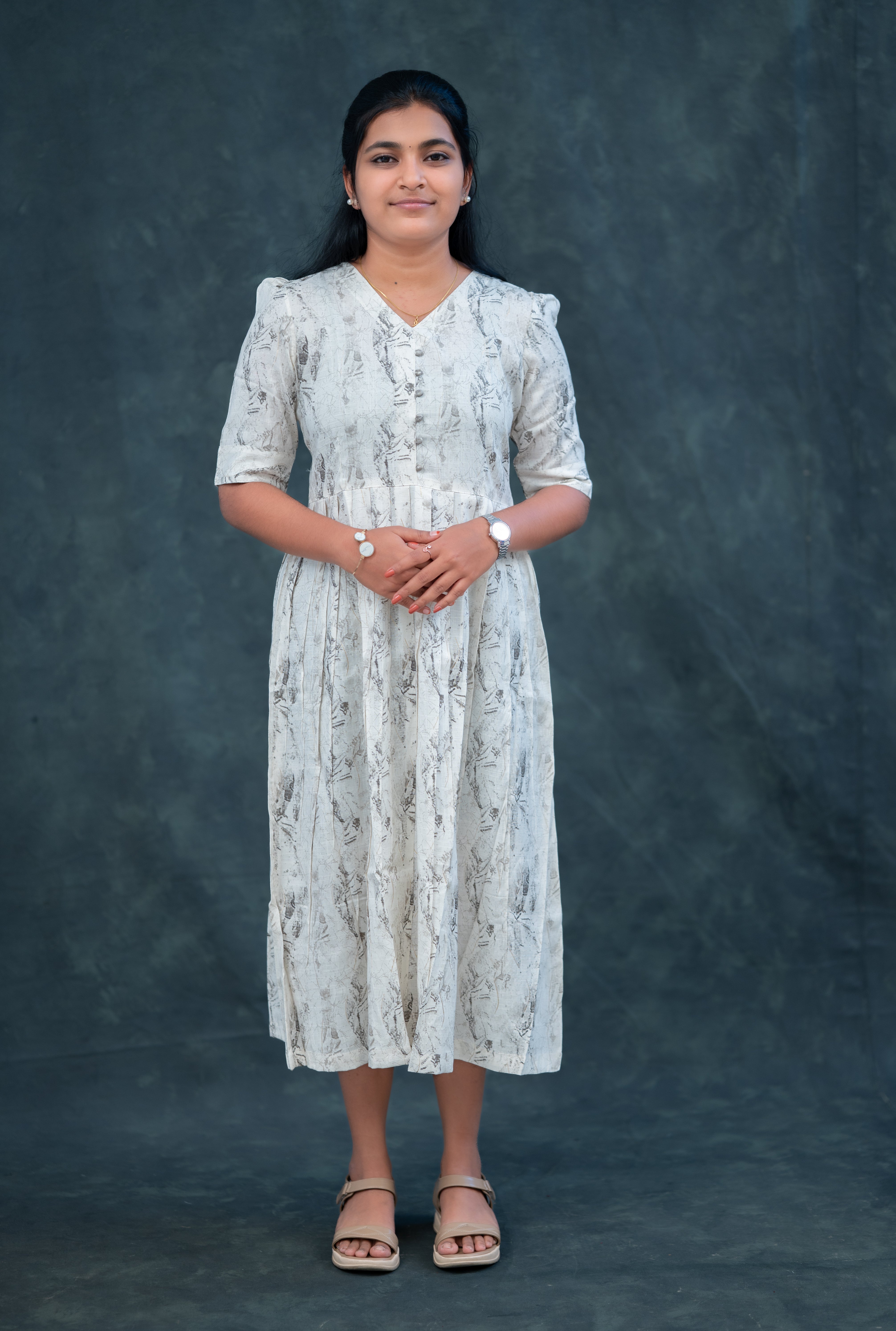 ๐๏ธ Ash Grey empire maxi