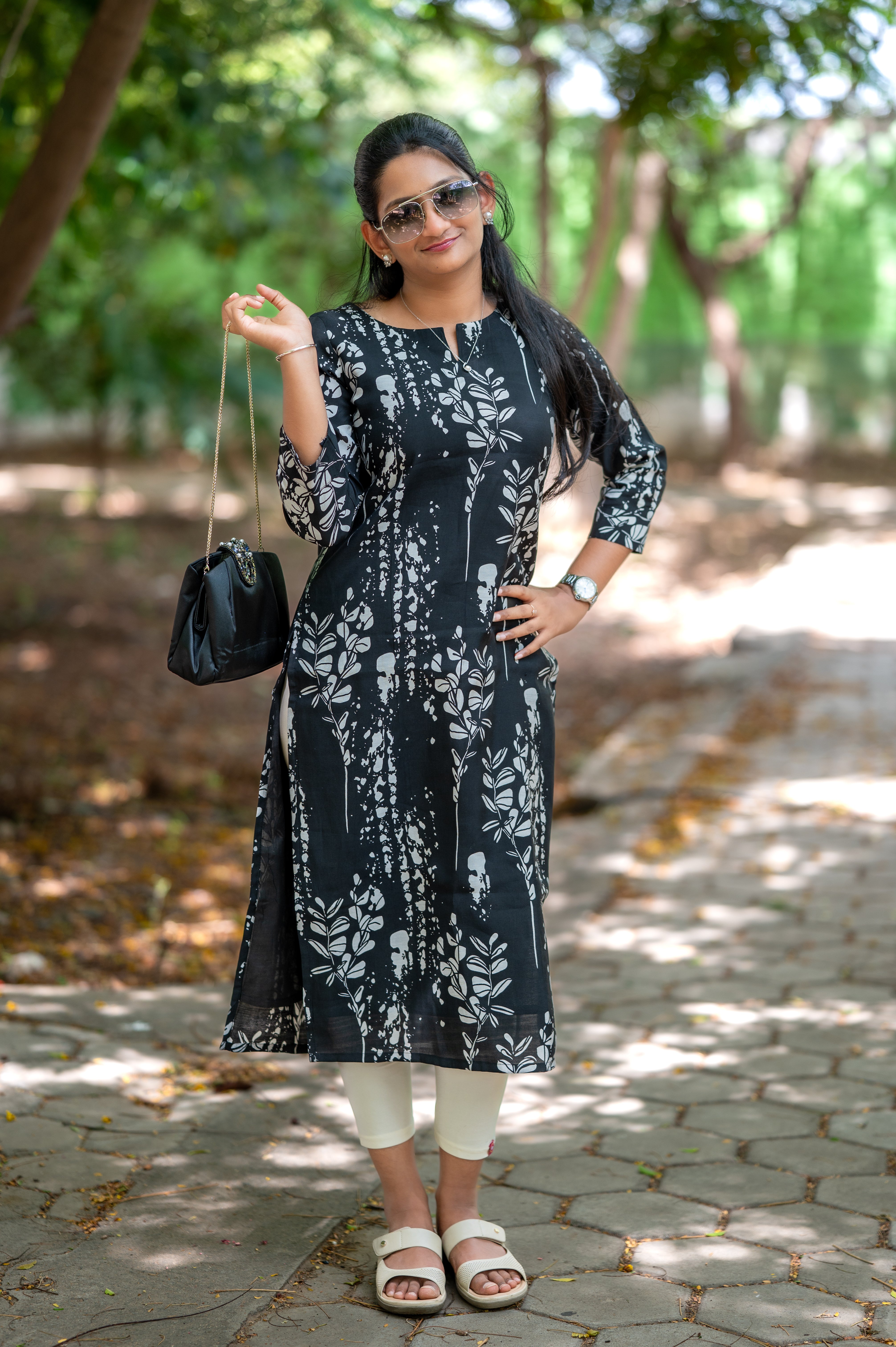 🌚Black Moon  kurti