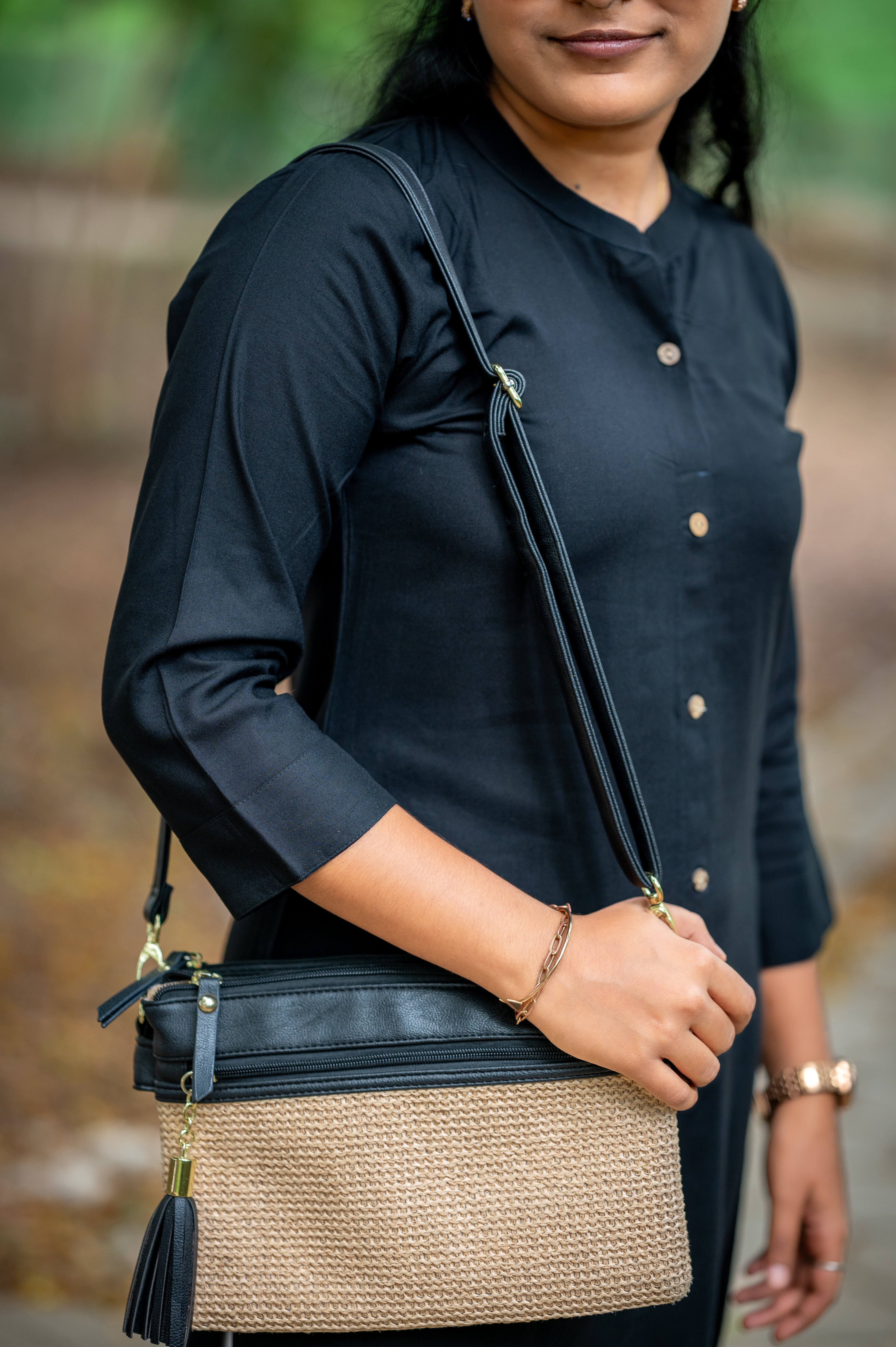 "🖤Classic Black Straight Kurti "