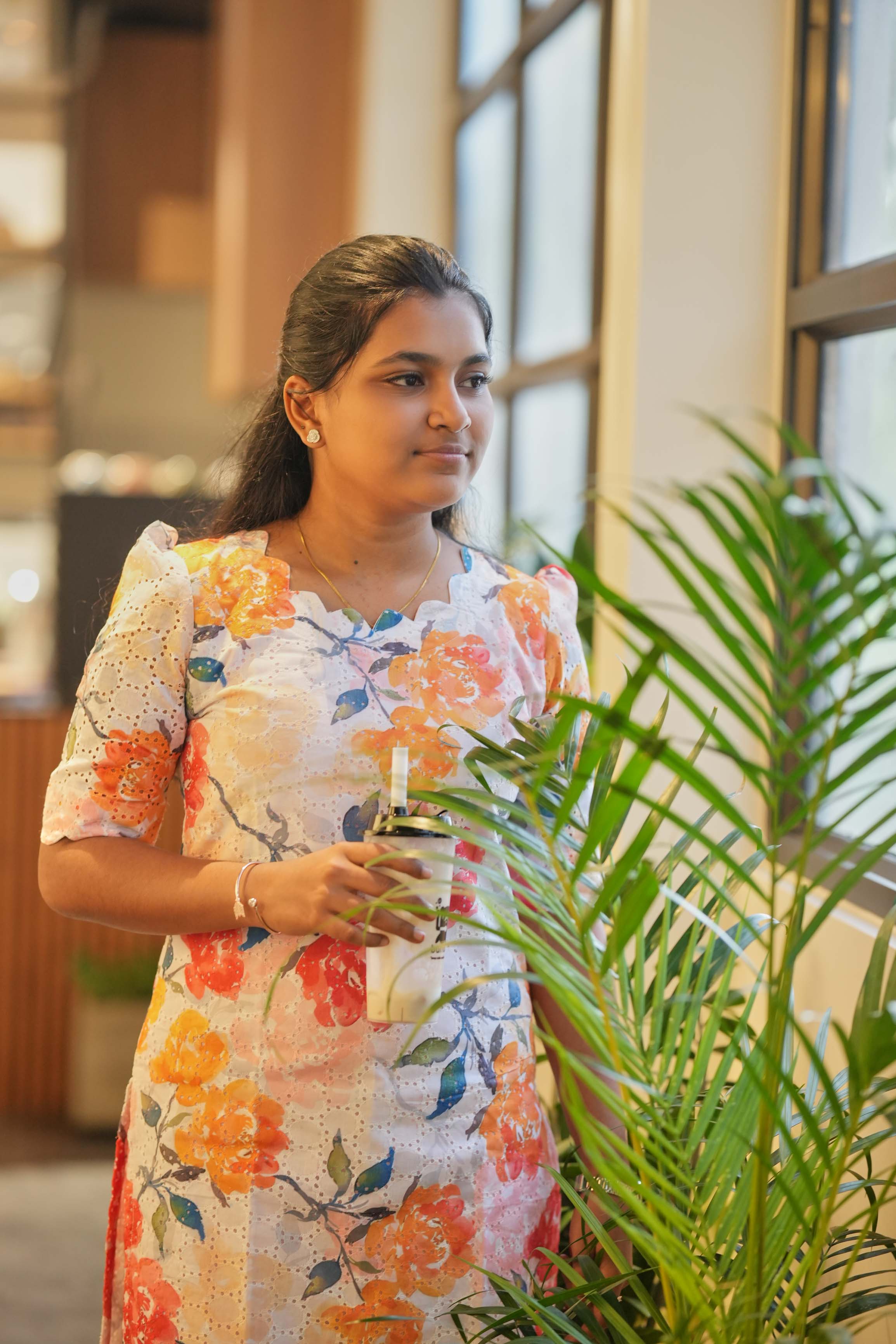 ''🧡Tropical Blossom Kurti 