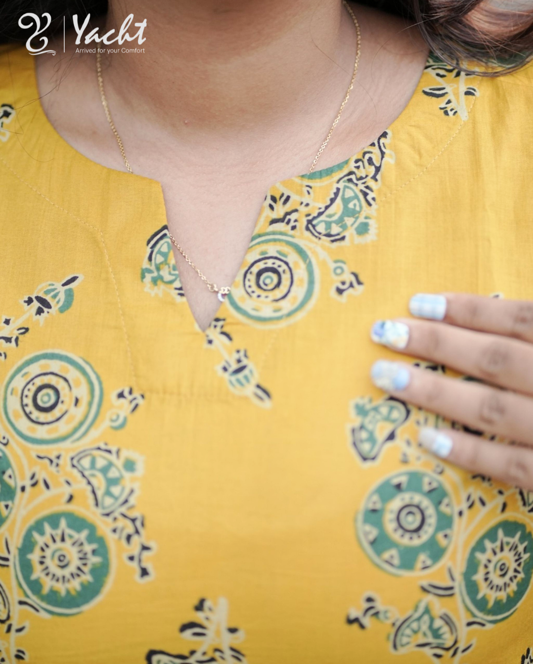 🌼  Sunshine Mandala Comfort Kurti