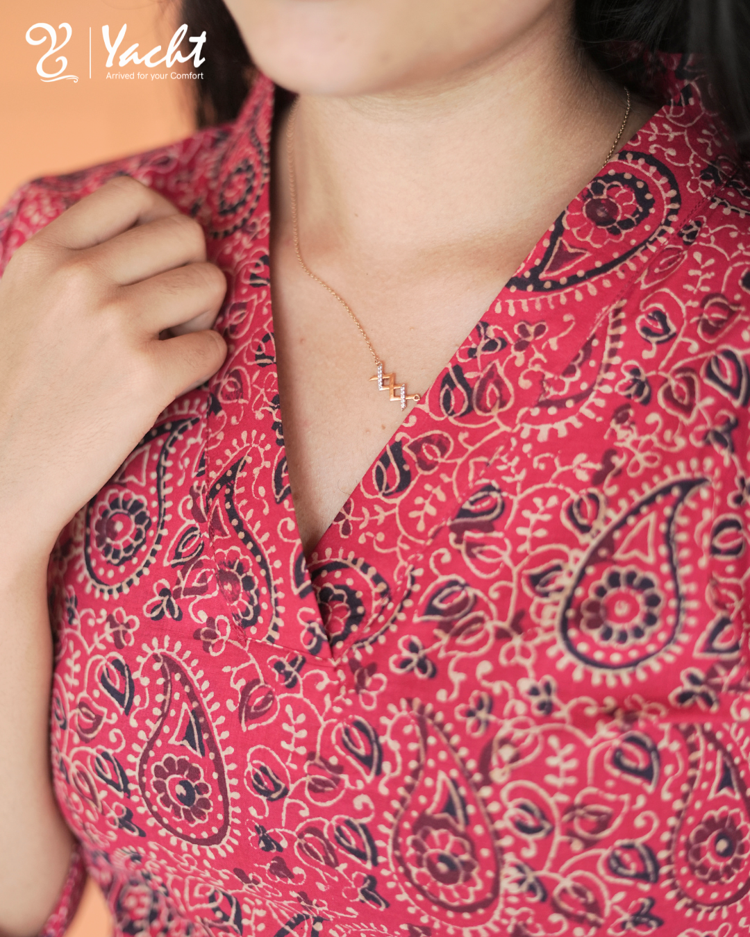 ✨ Ruby Paisley Charm Kurti ✨