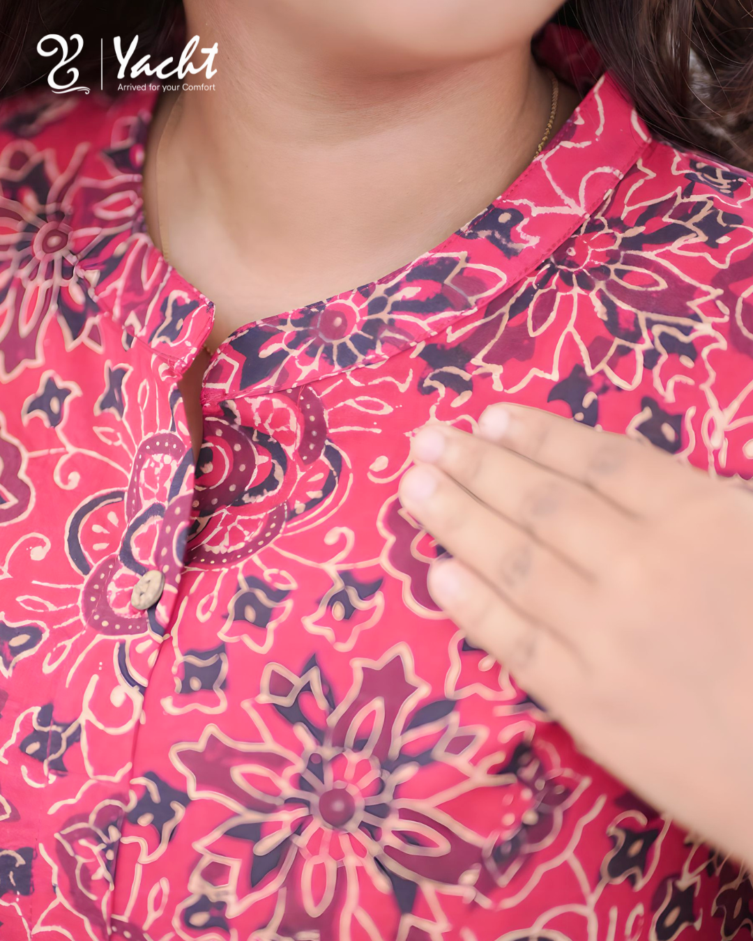 ✨ Rose Mandala Charm Kurti ✨