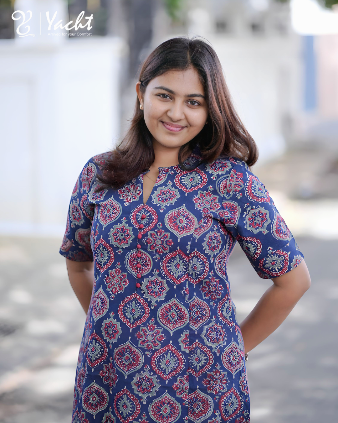 ✨ Indigo Heritage Kurti ✨