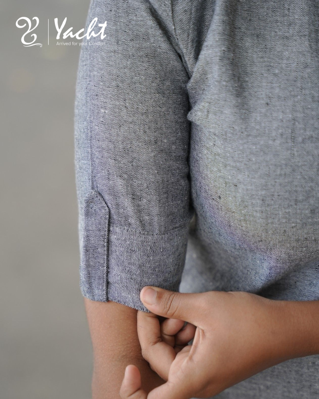 🤍 Silver Mist Premium Button Kurti