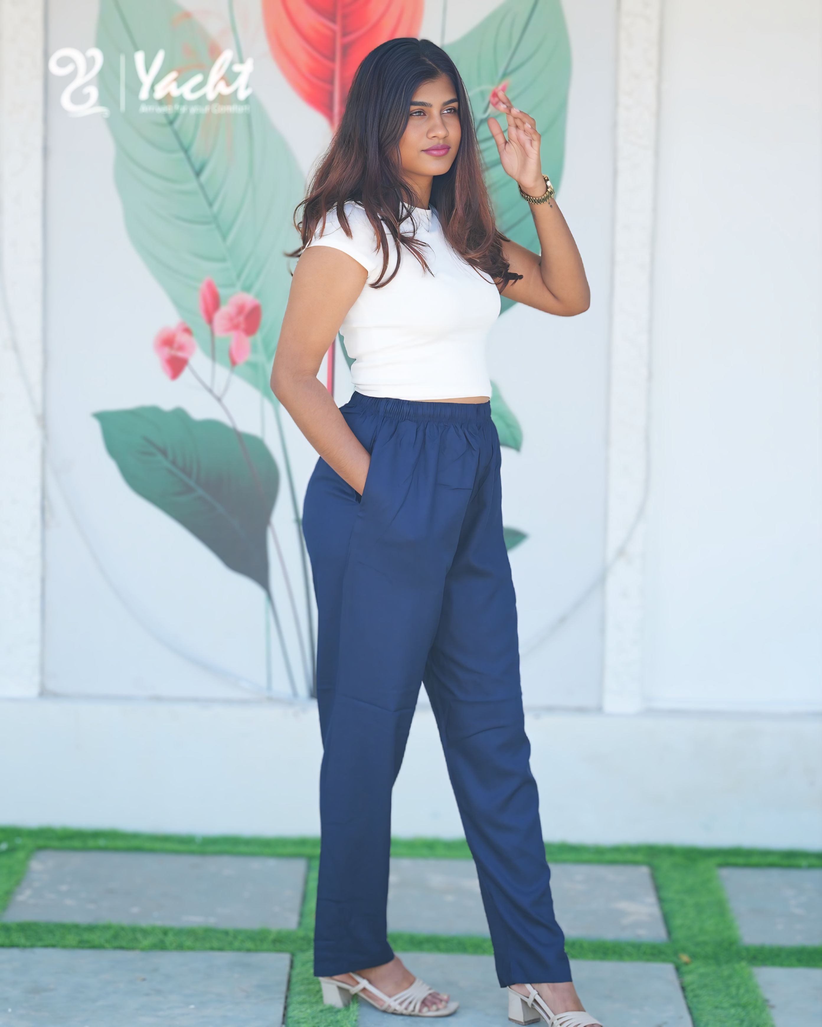 💙 Navy Blue Straight Pants