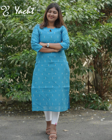 Celestia Ice Blue Kurti ❄️