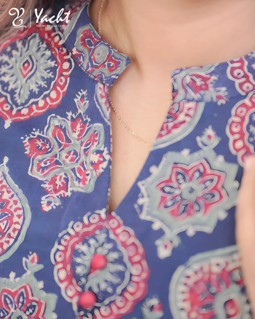✨ Indigo Heritage Kurti ✨