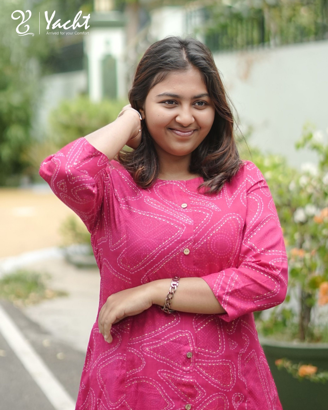 💖 Rose Radiance Flared Kurti 💖