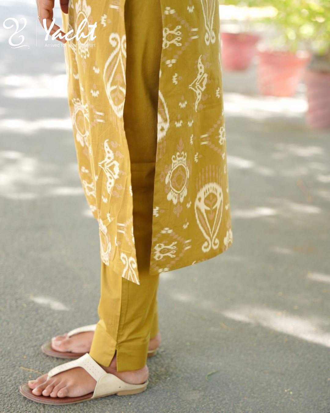 🌼 Mustard Muse – Printed 2-Piece Set