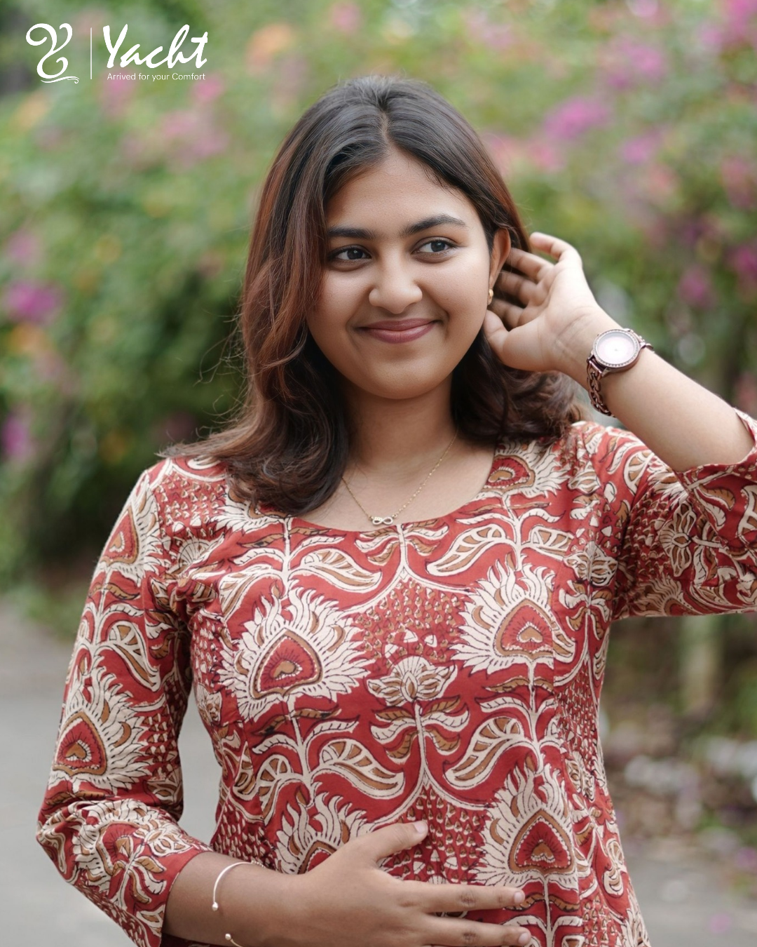 ✨ Rustic Bloom Flare Kurti