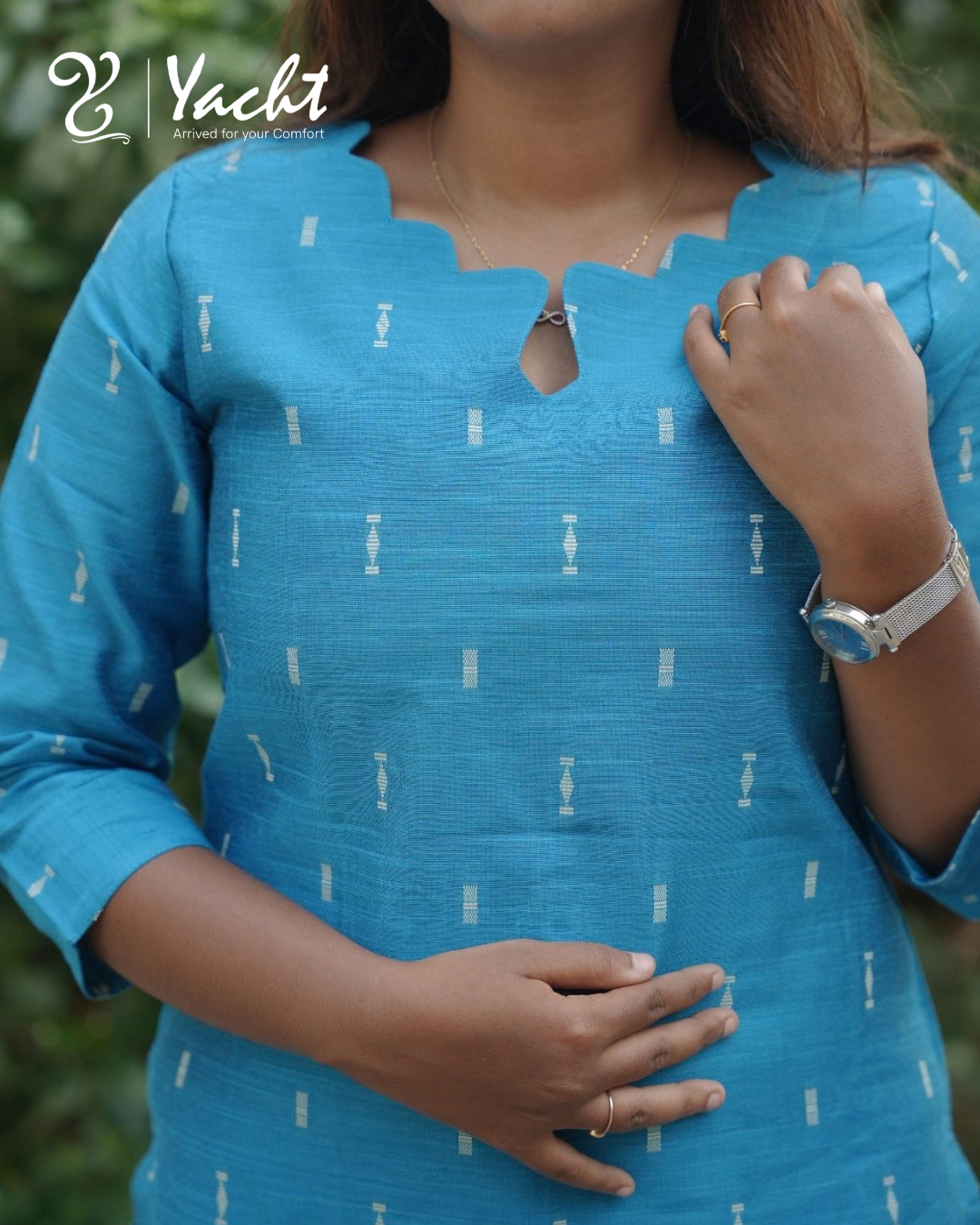 Celestia Ice Blue Kurti ❄️