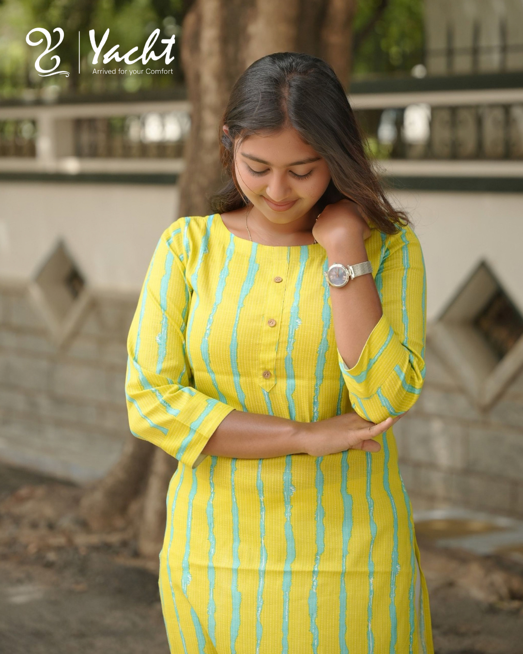 Citrus Blue Stripes 💛💙