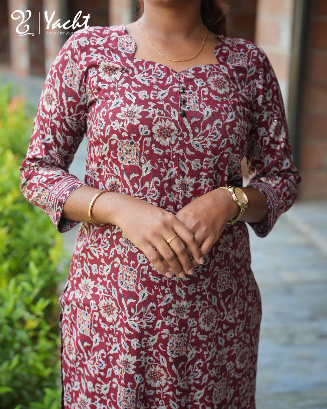 ❤️“Ruby Blossom Straight Kurti Set”