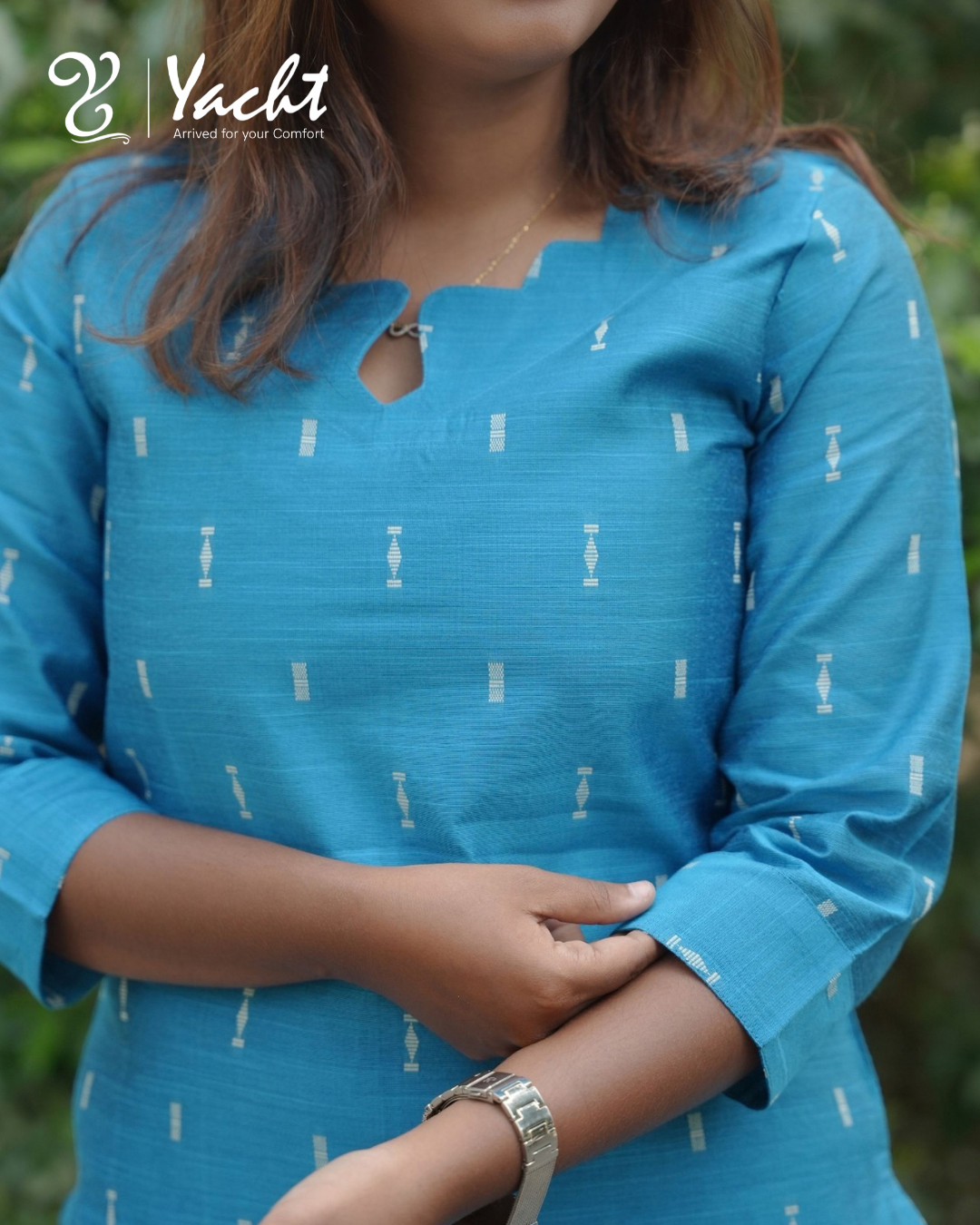 Celestia Ice Blue Kurti ❄️