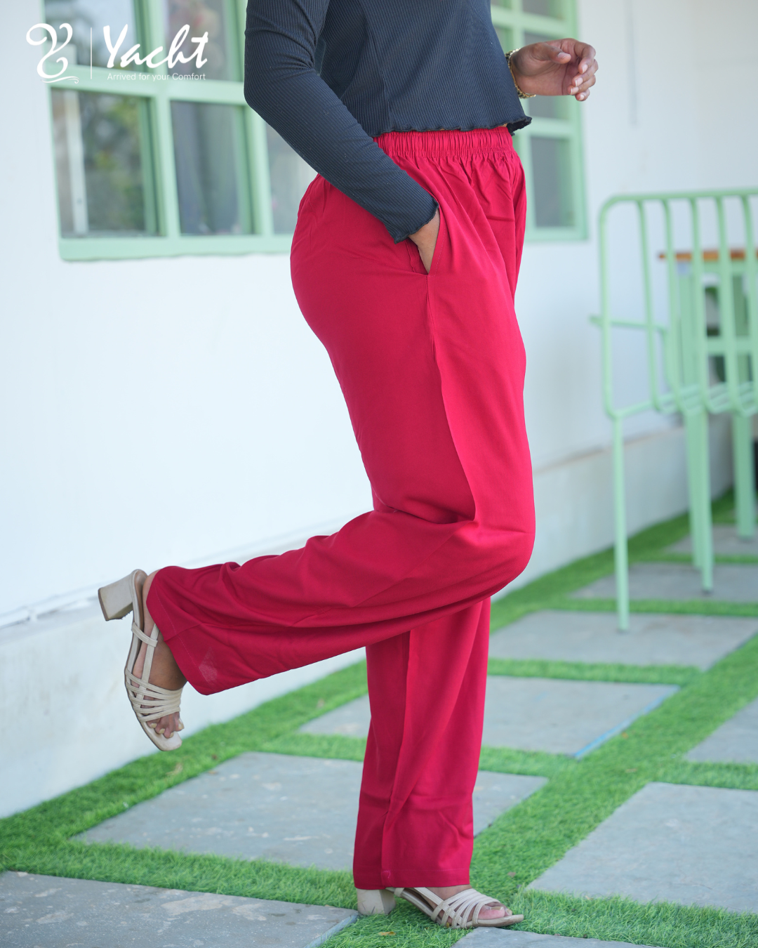 ♥️ Burgundy Maroon Straight Pants