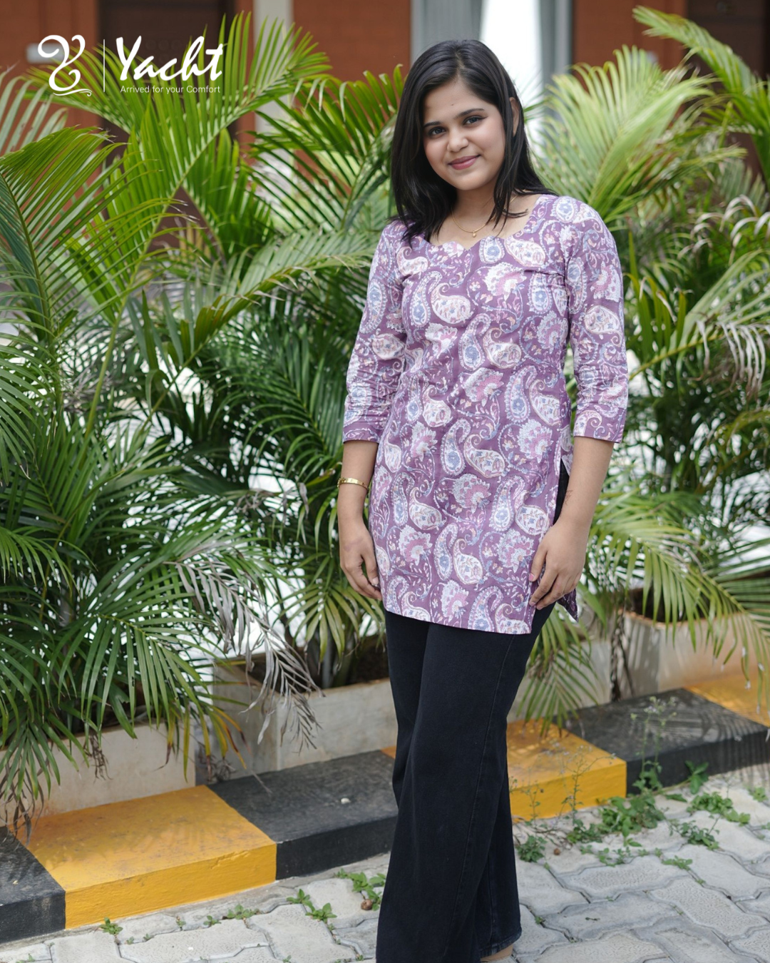 ✨ Lavender Paisley Grace Kurti ✨
