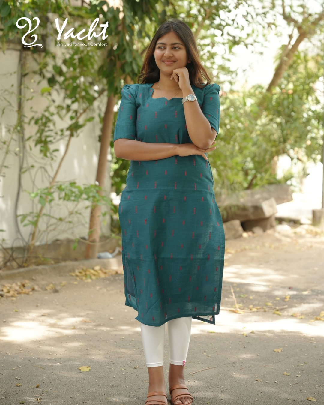 💙 Ramar Blue Raw Silk Kurti