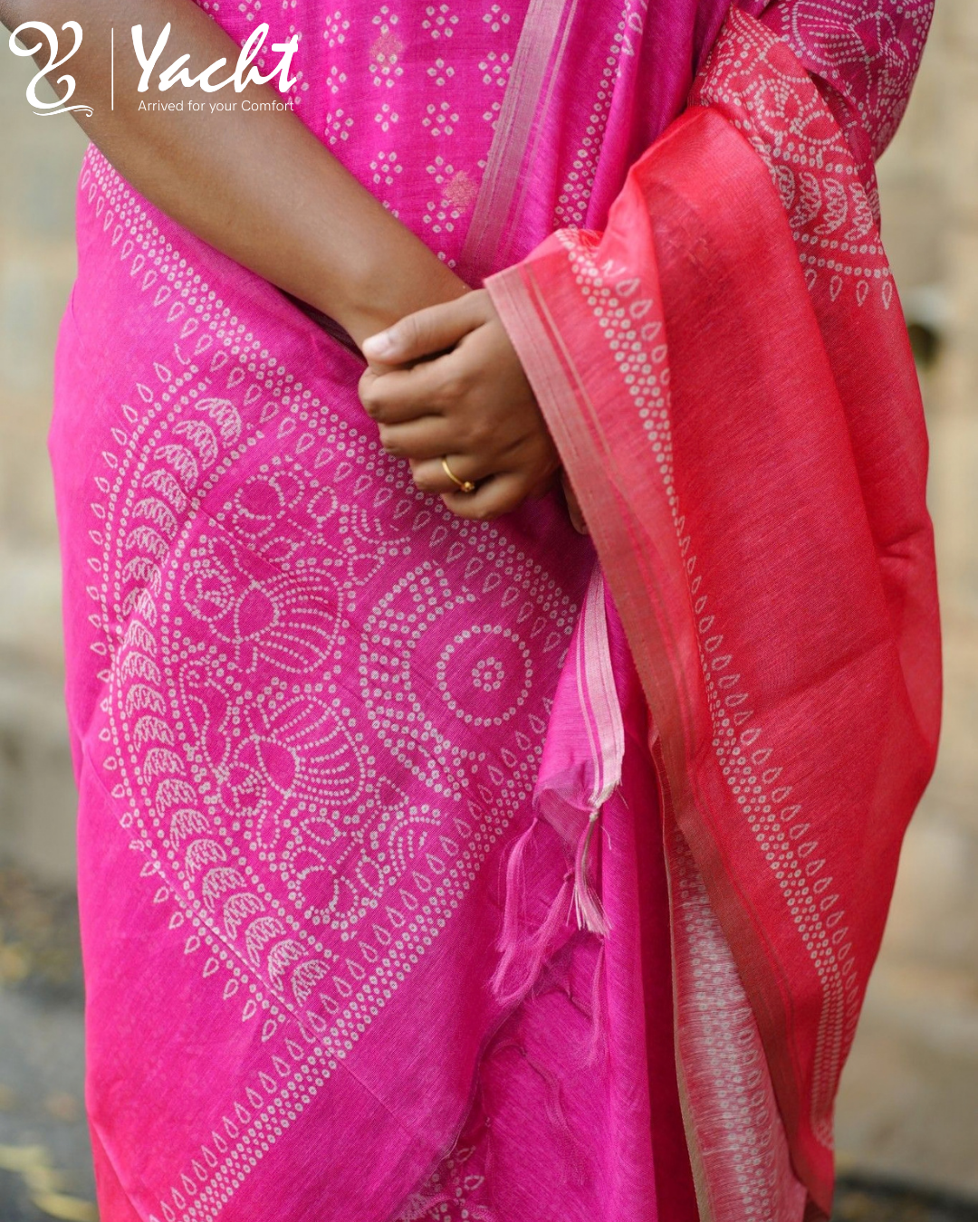 💖 Rani Pink Elegance Top & Dupatta Set