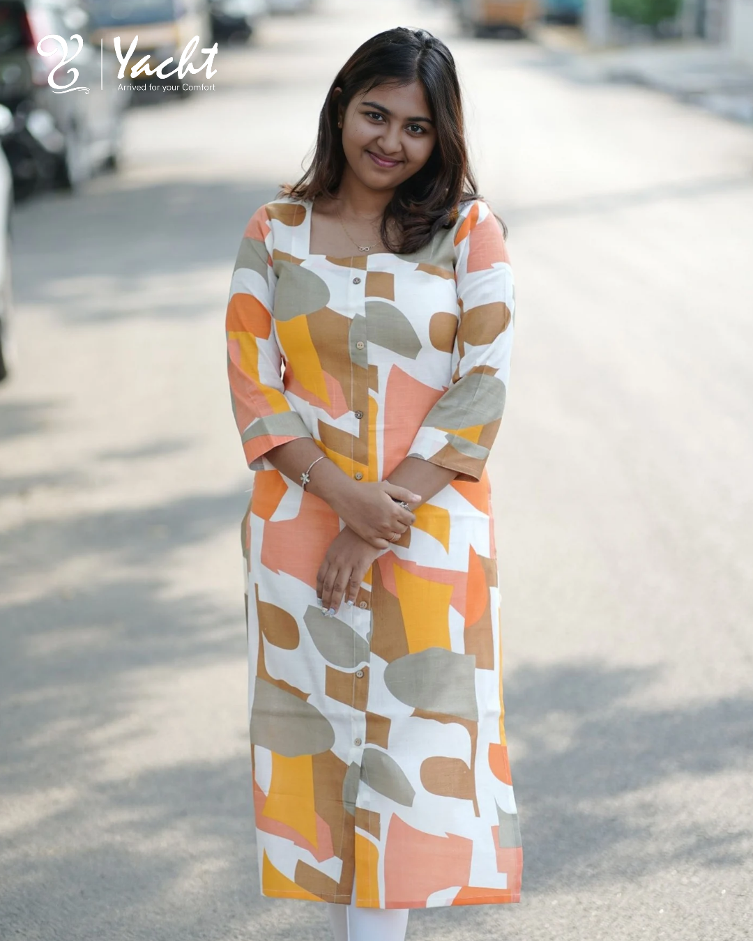 ✨ Sunset Mosaic Kurti