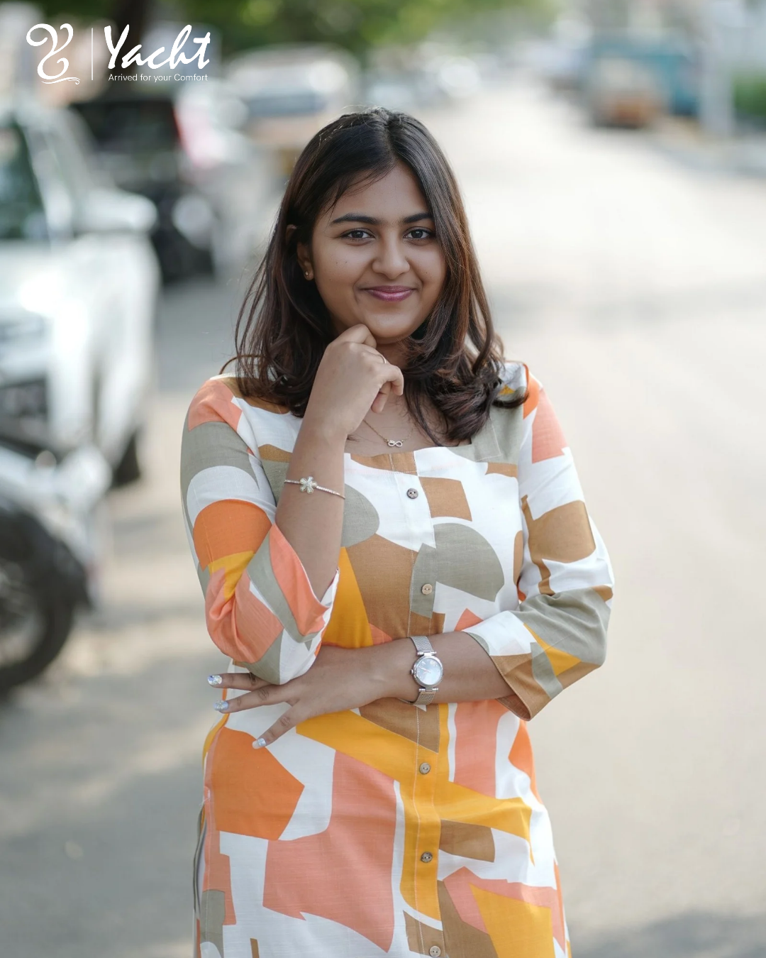 ✨ Sunset Mosaic Kurti