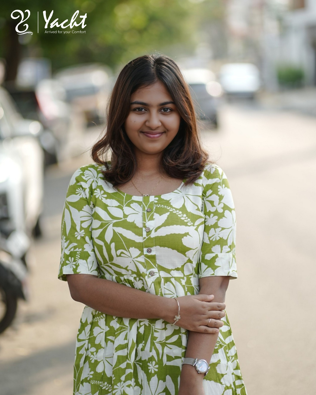 Meadow Breeze Floral Kurti