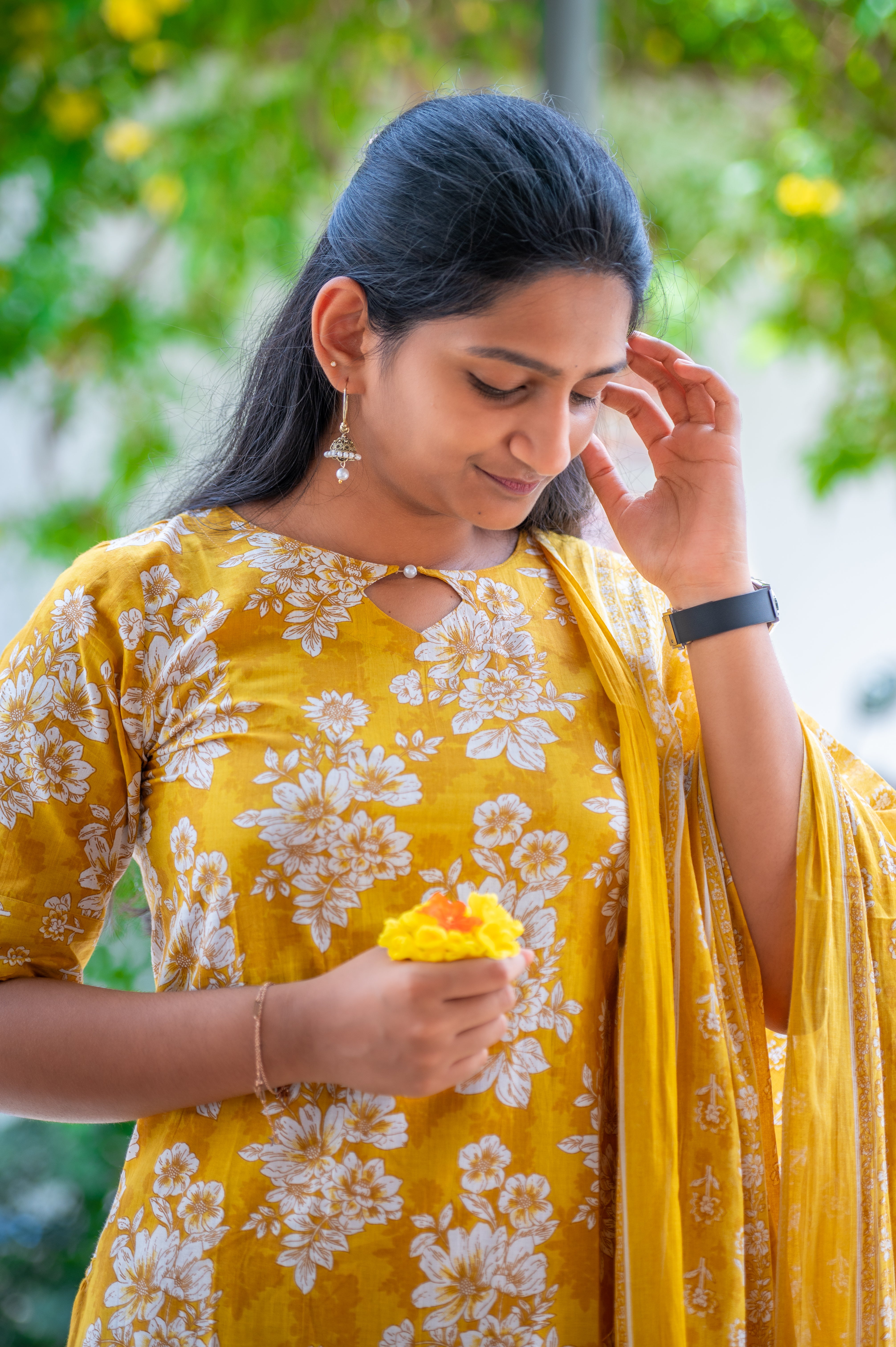 Floral Printed Kurti Set  1937