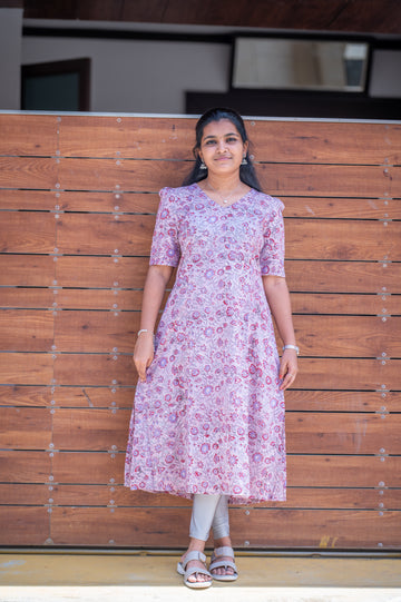 Aarohi Handblock Kurti 1936