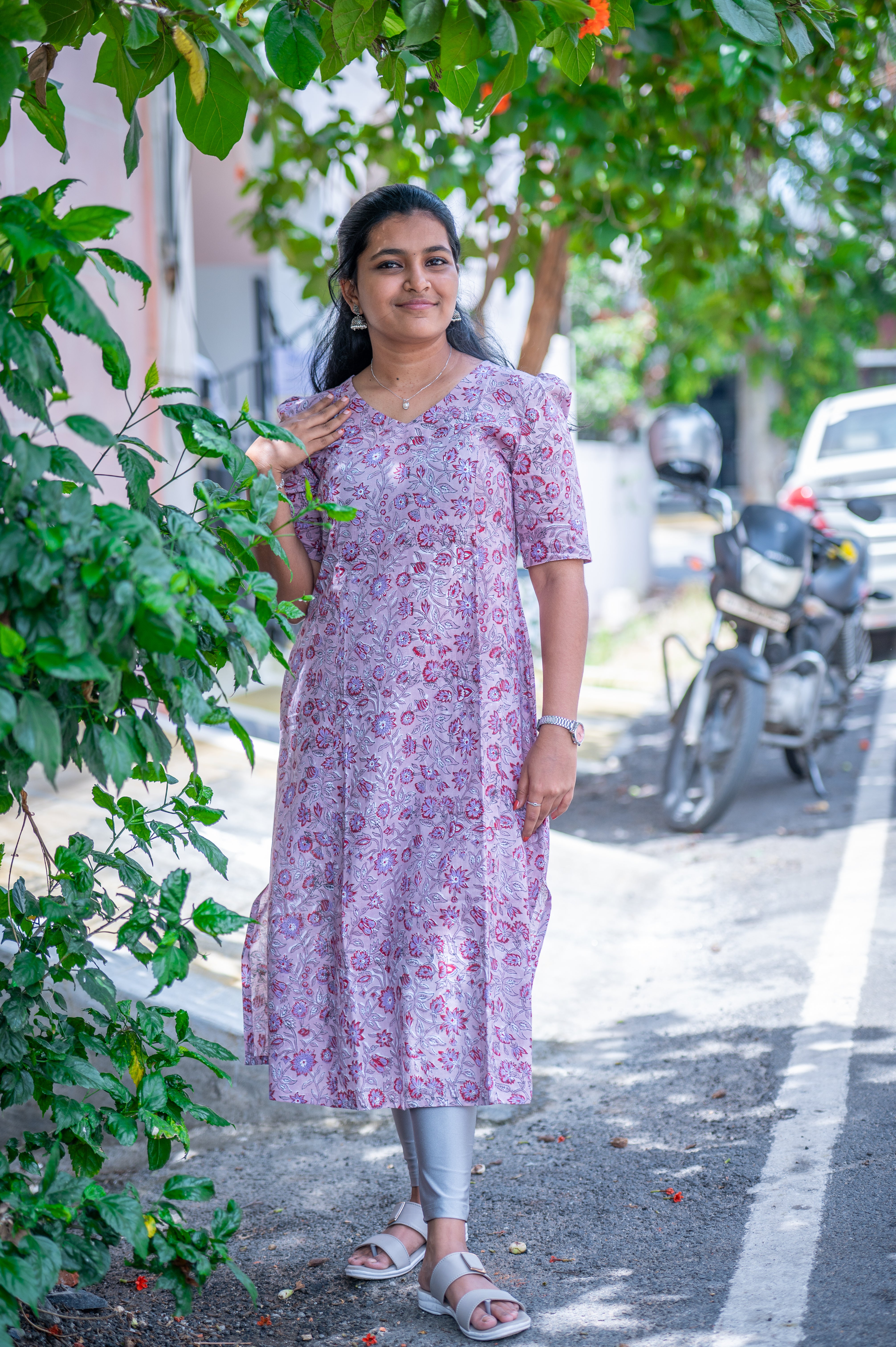 Aarohi Handblock Kurti 1936