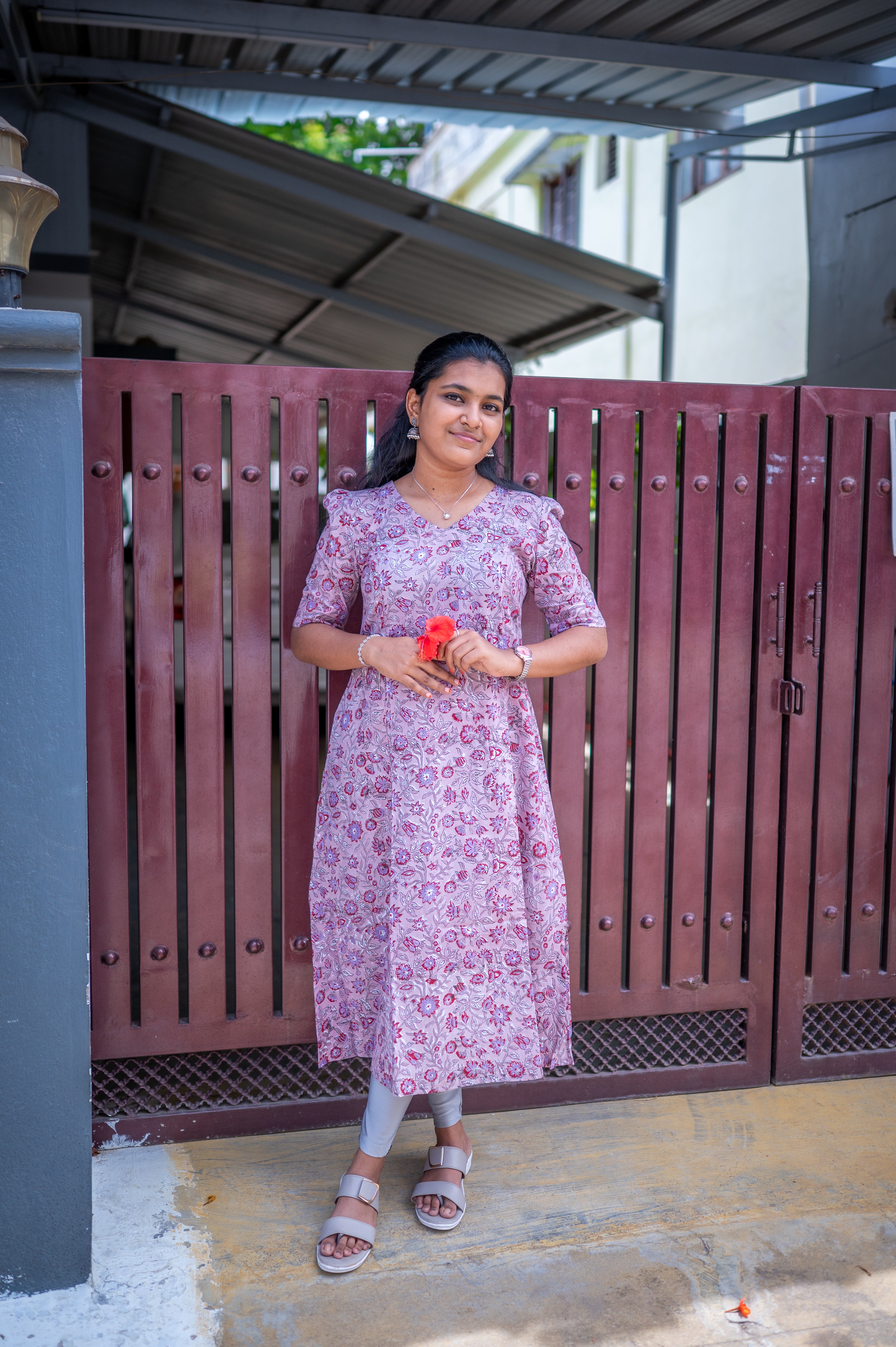 Aarohi Handblock Kurti 1936