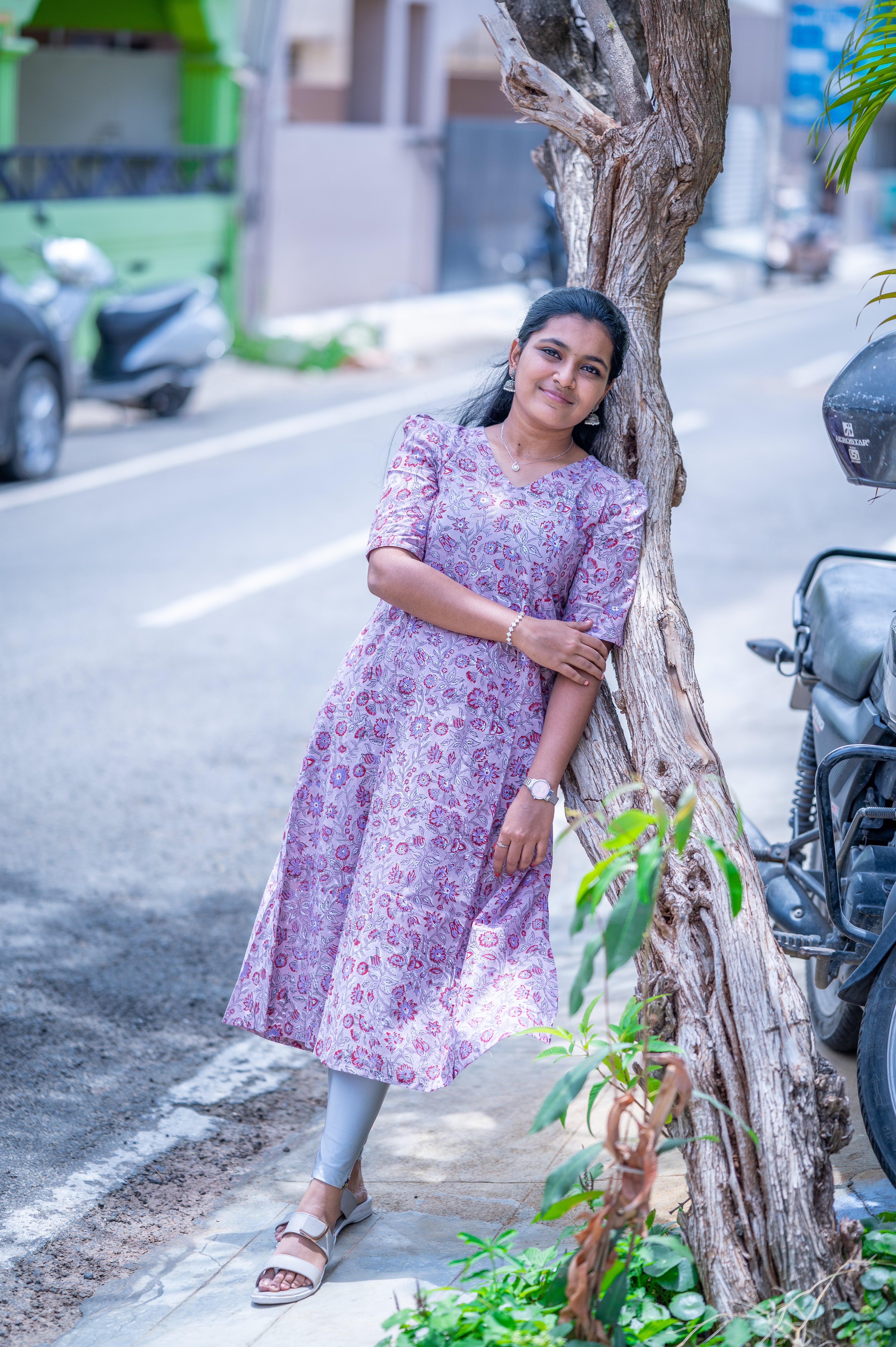 Aarohi Handblock Kurti 1936