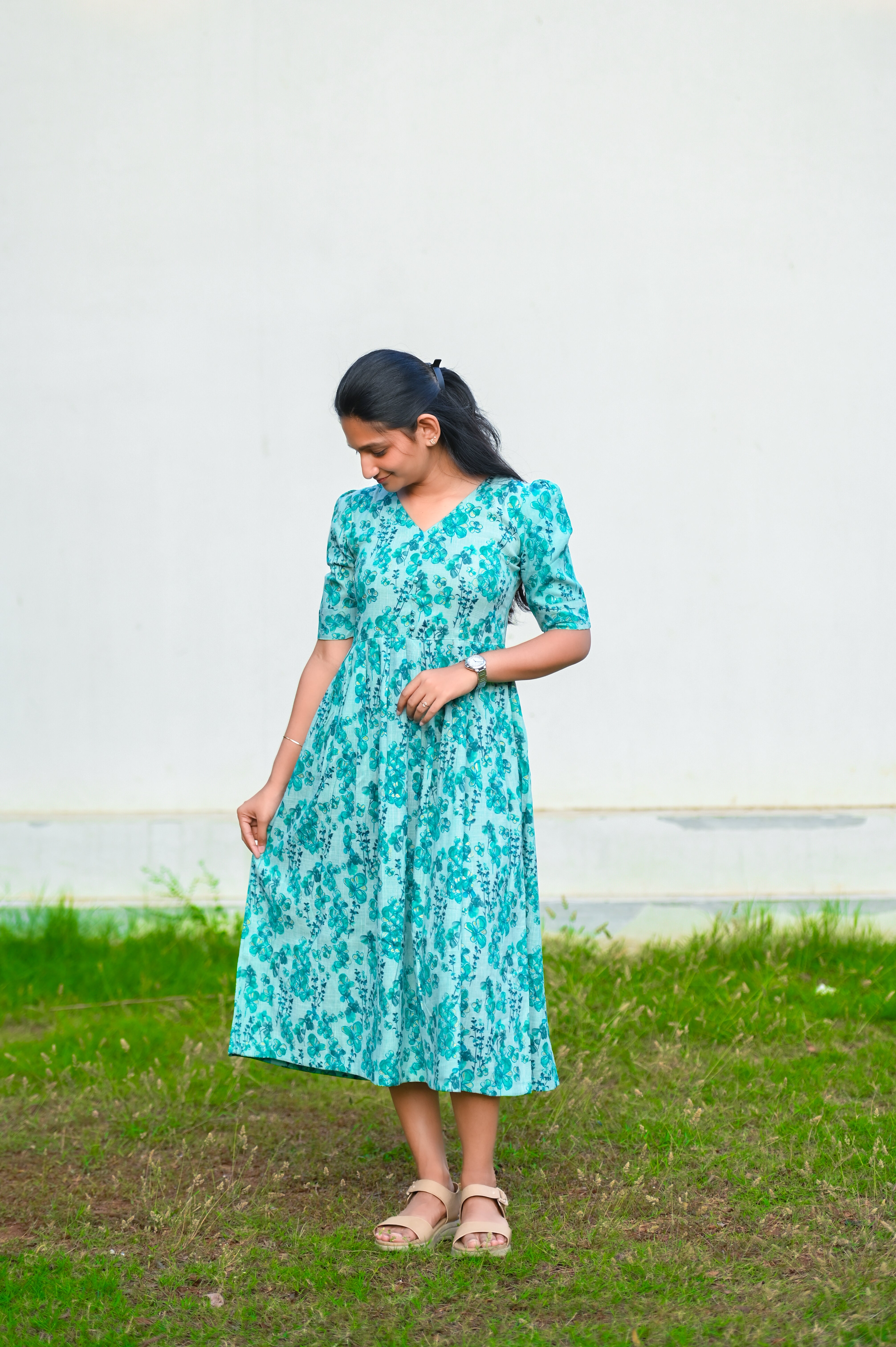 🦚Mint Meadow Grace Maxi