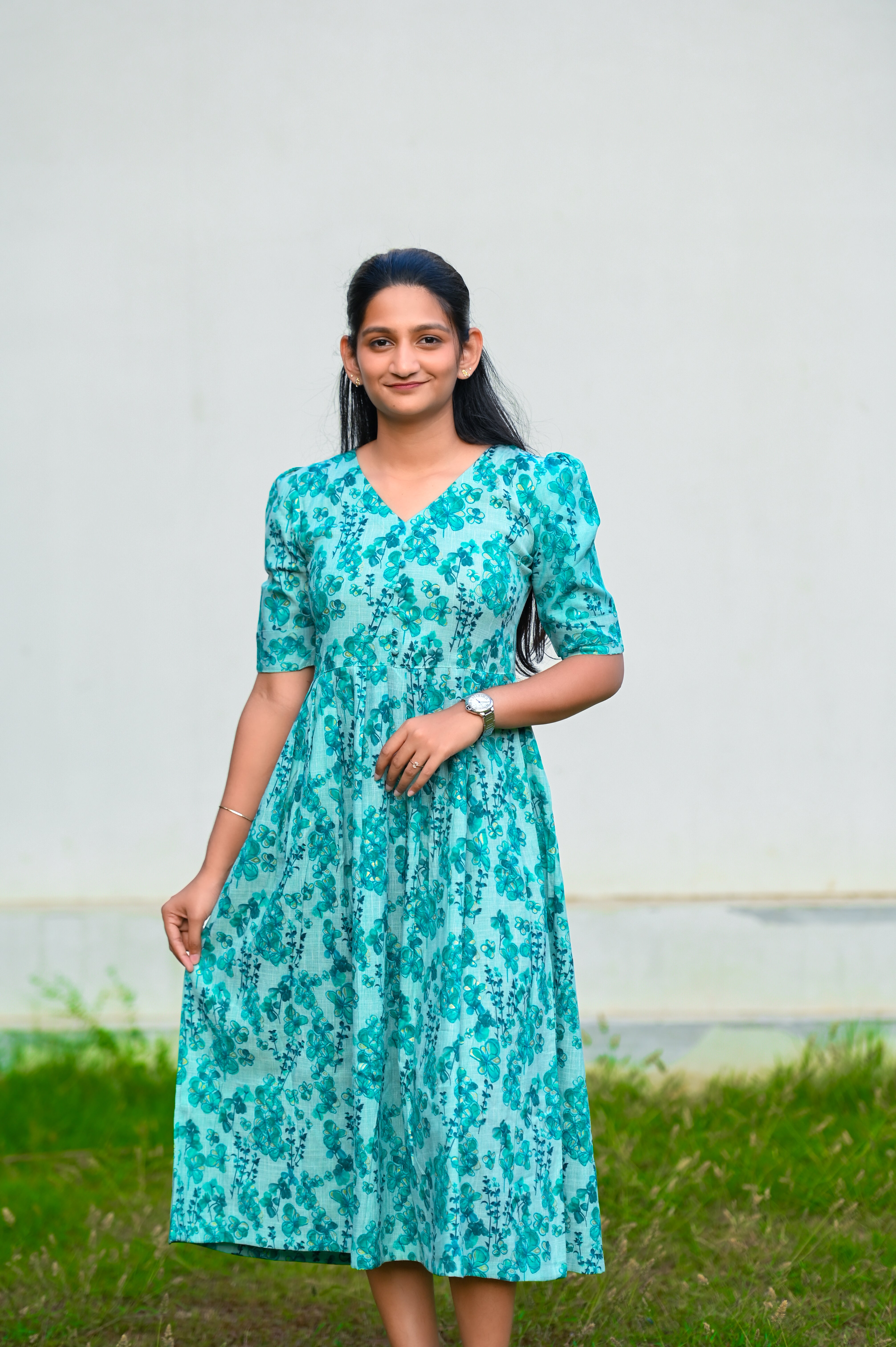 🦚Mint Meadow Grace Maxi