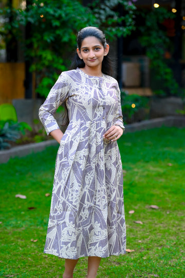 🪻Misty Lavender Charm Maxi