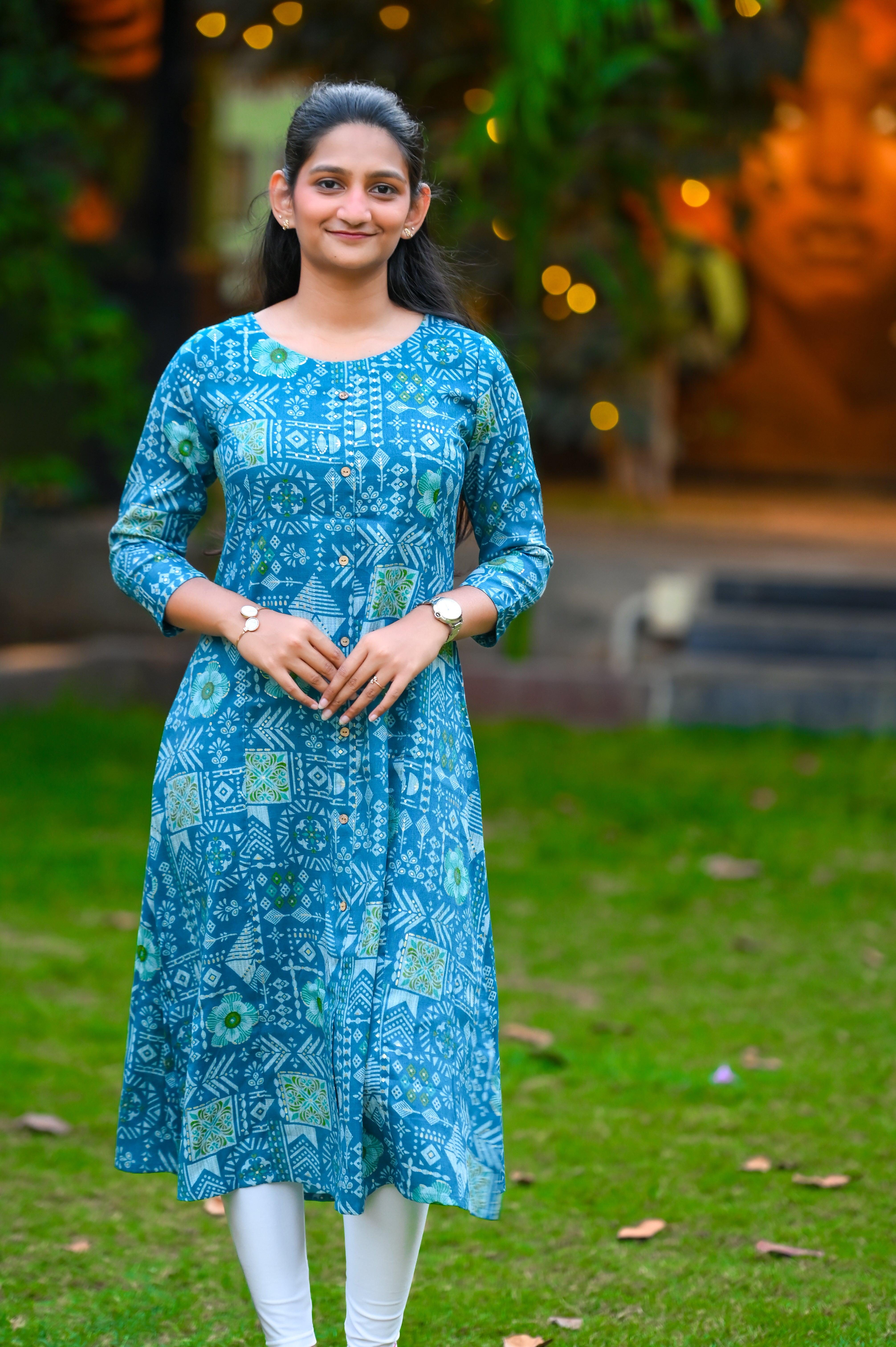 💙Azure Ethnic Charm A line