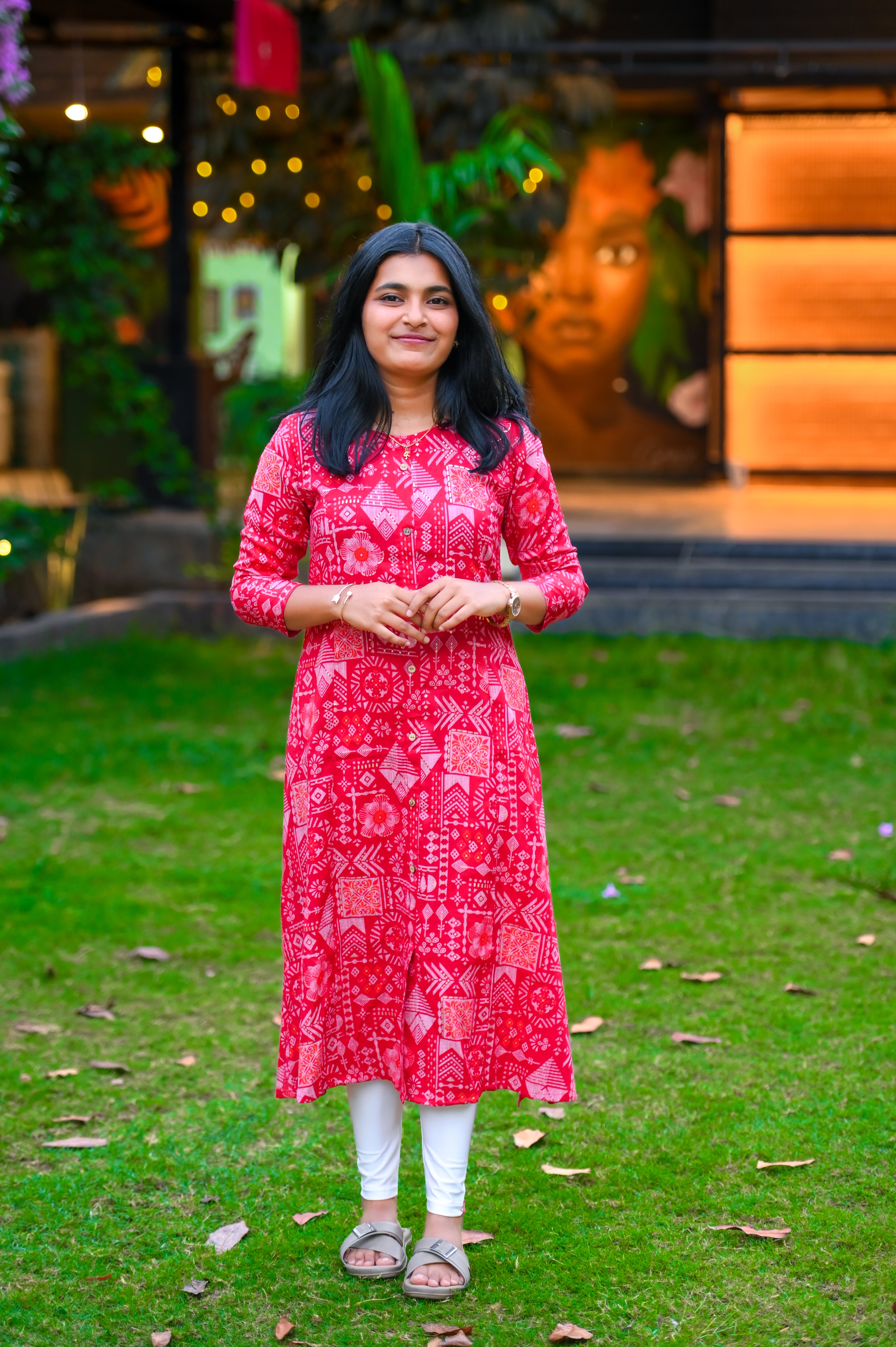♥️Ethnic Printed A-Line Kurti