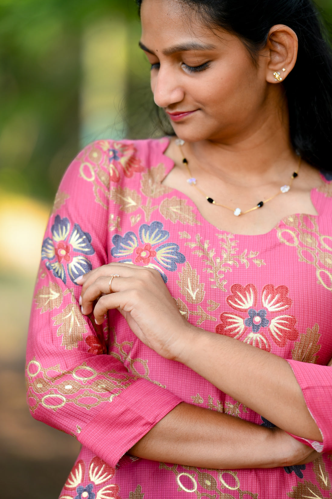 🌷Blush Bloom Elegance Kurti Set