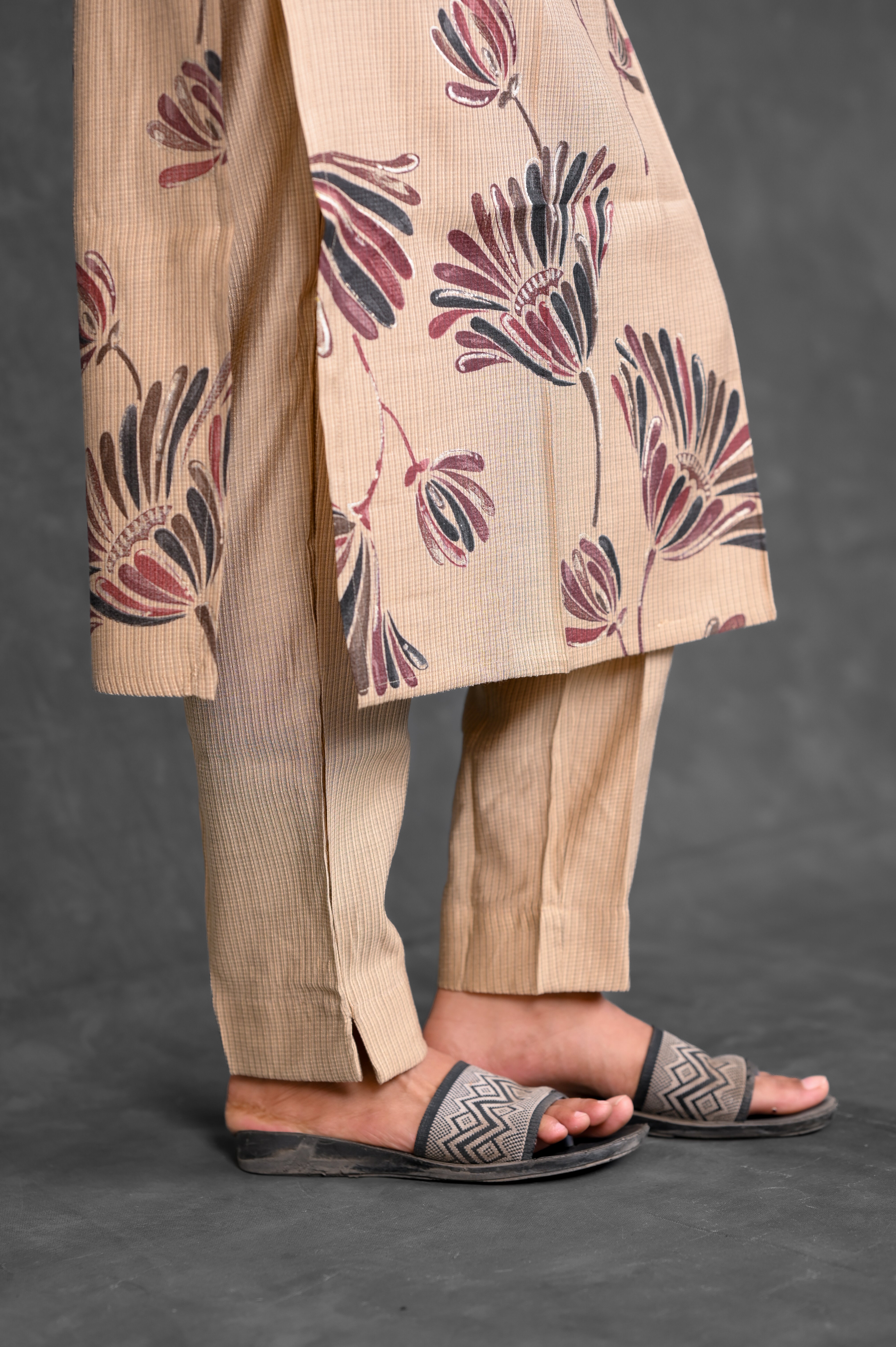 🌾 Elegant Leaf Grace Kurti Set