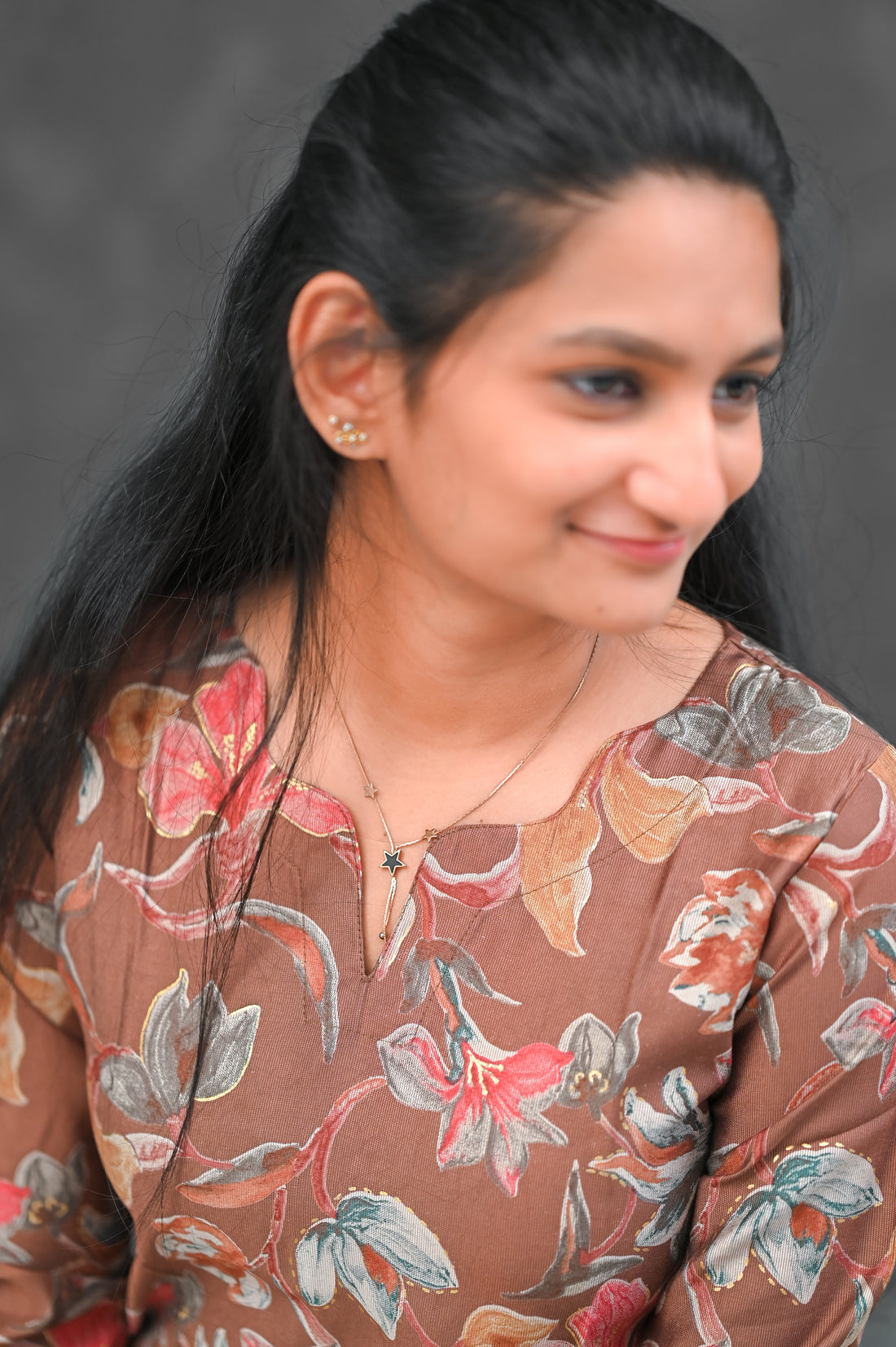 🍂 Autumn Bloom Straight Kurti Set