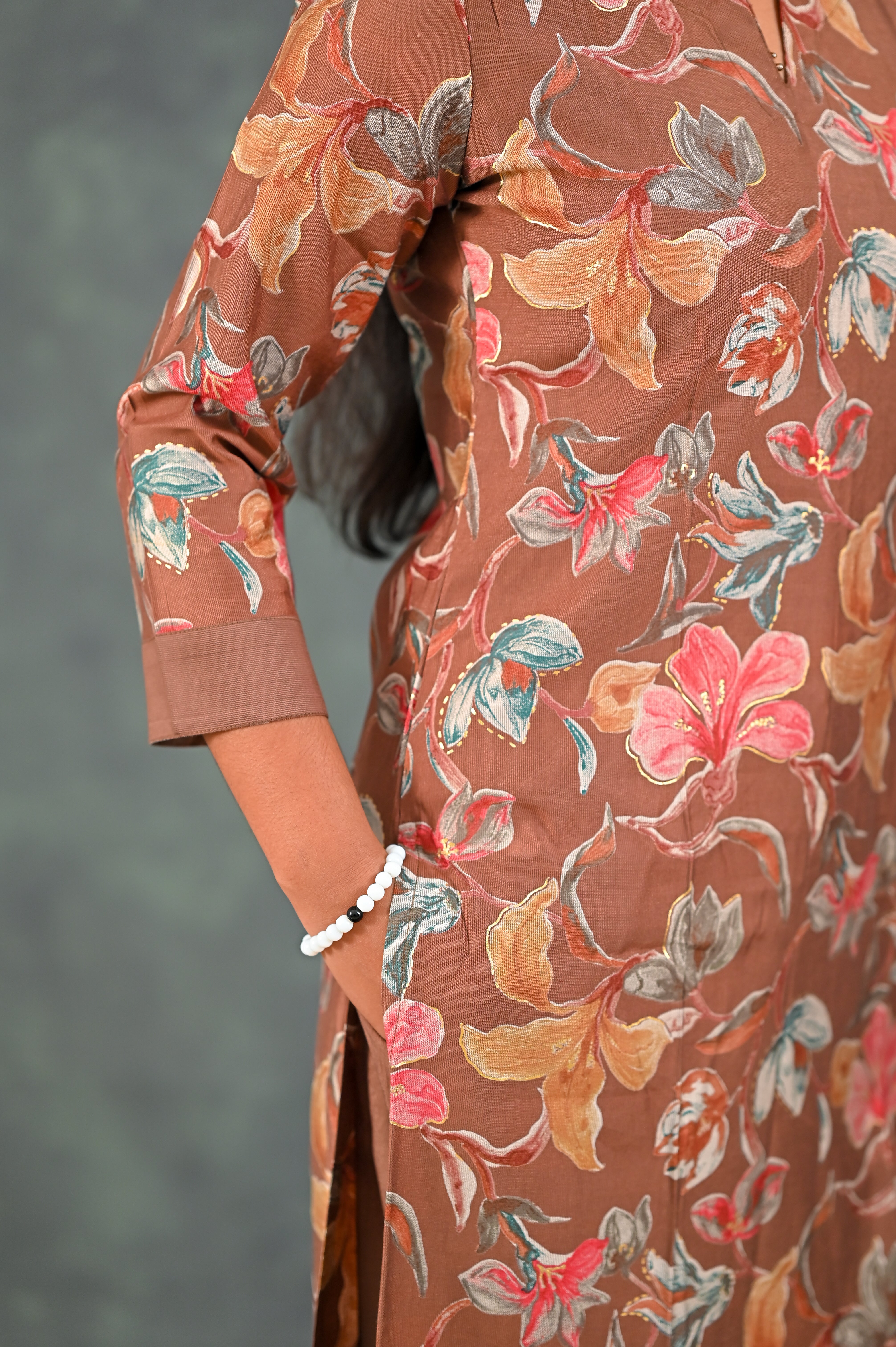 🍂 Autumn Bloom Straight Kurti Set