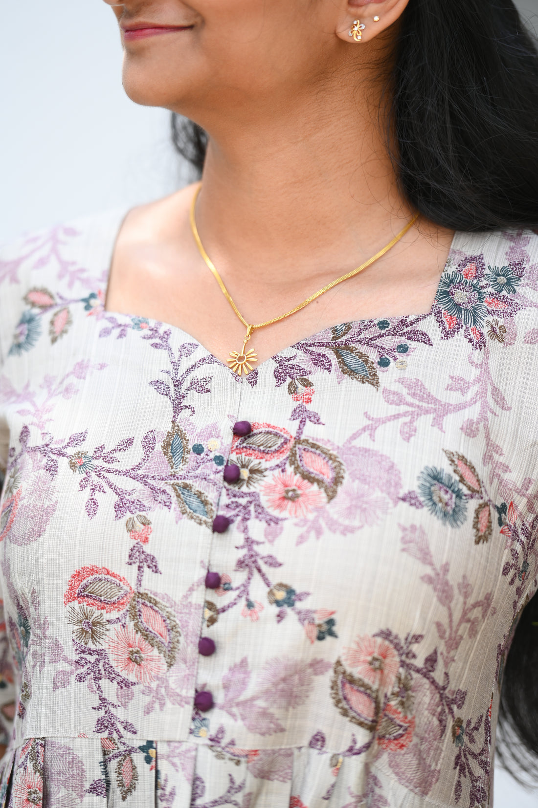 💜Ash Bloom Flared nyra cut