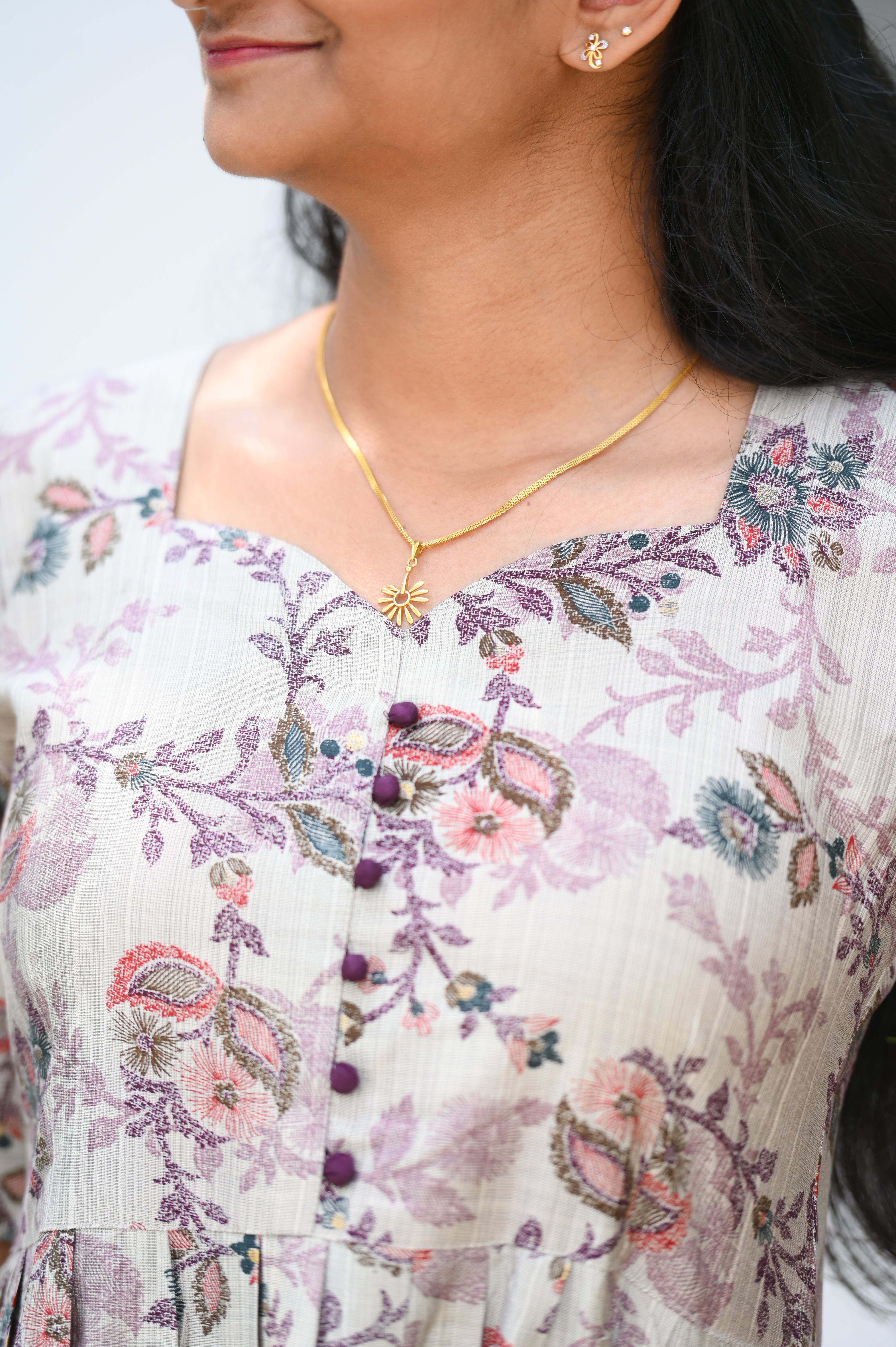💜Ash Bloom Flared nyra cut