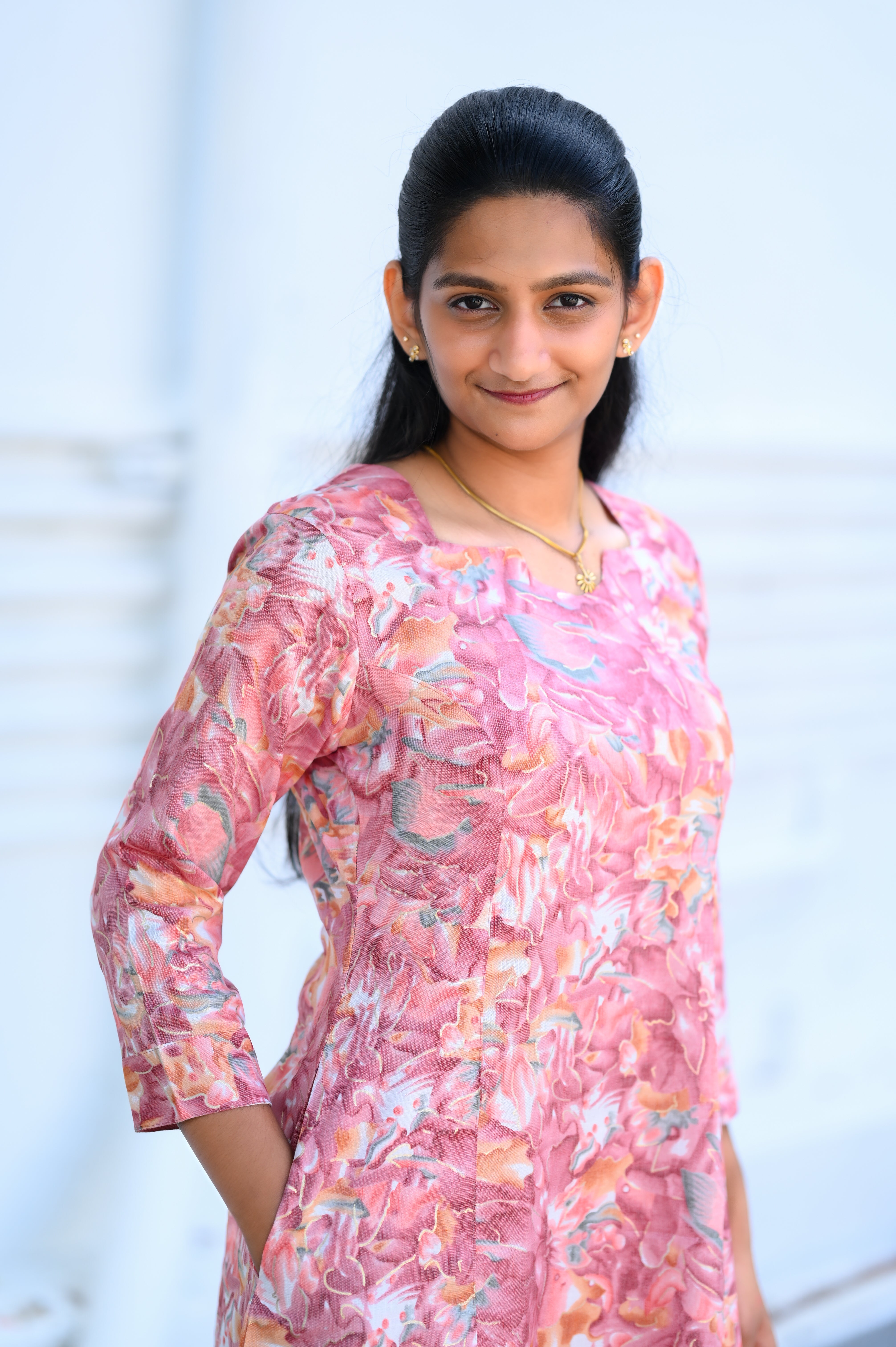 🌸Rose Petal A-Line Kurti