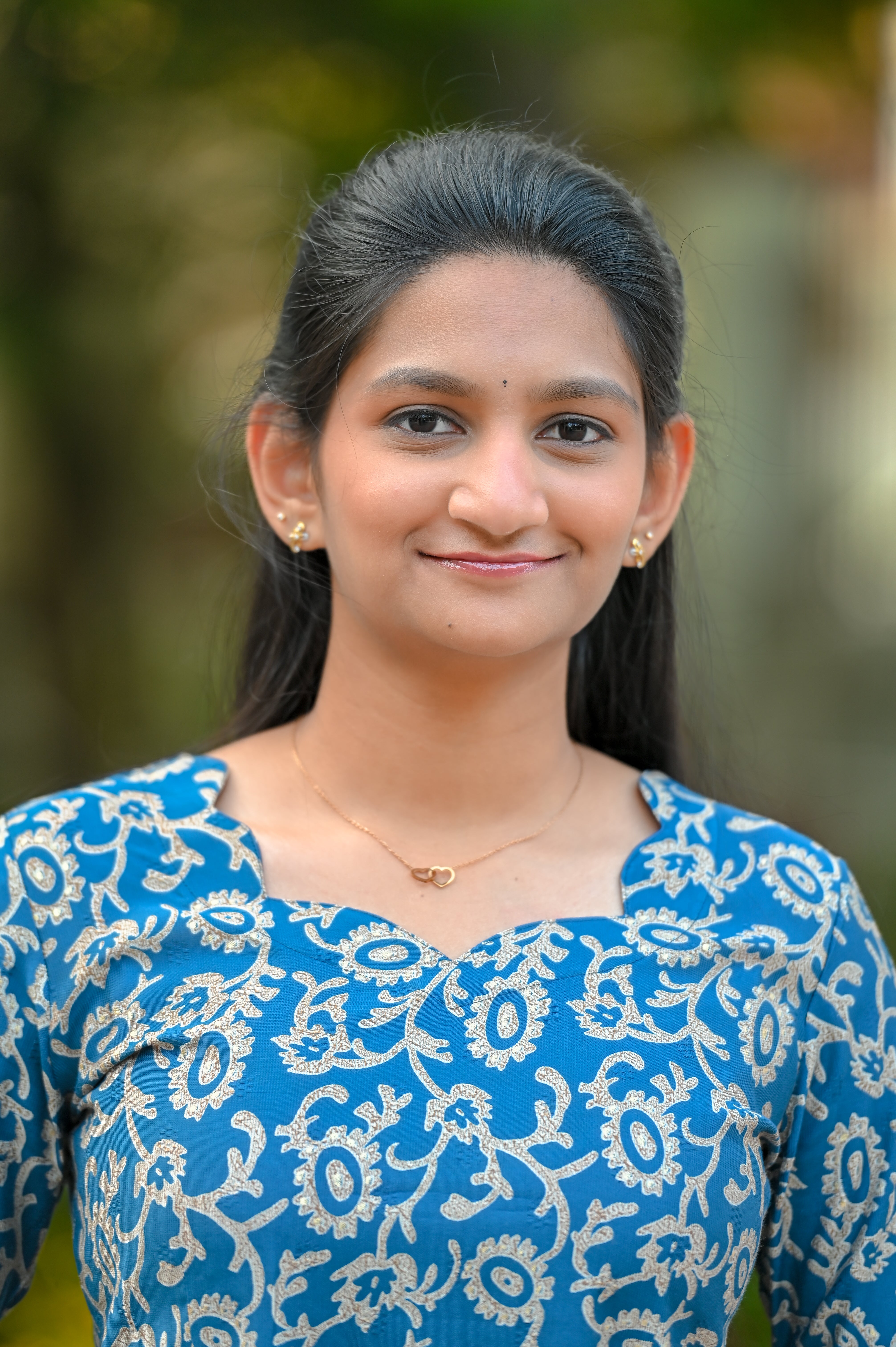 🌊Indigo Bloom Maxi