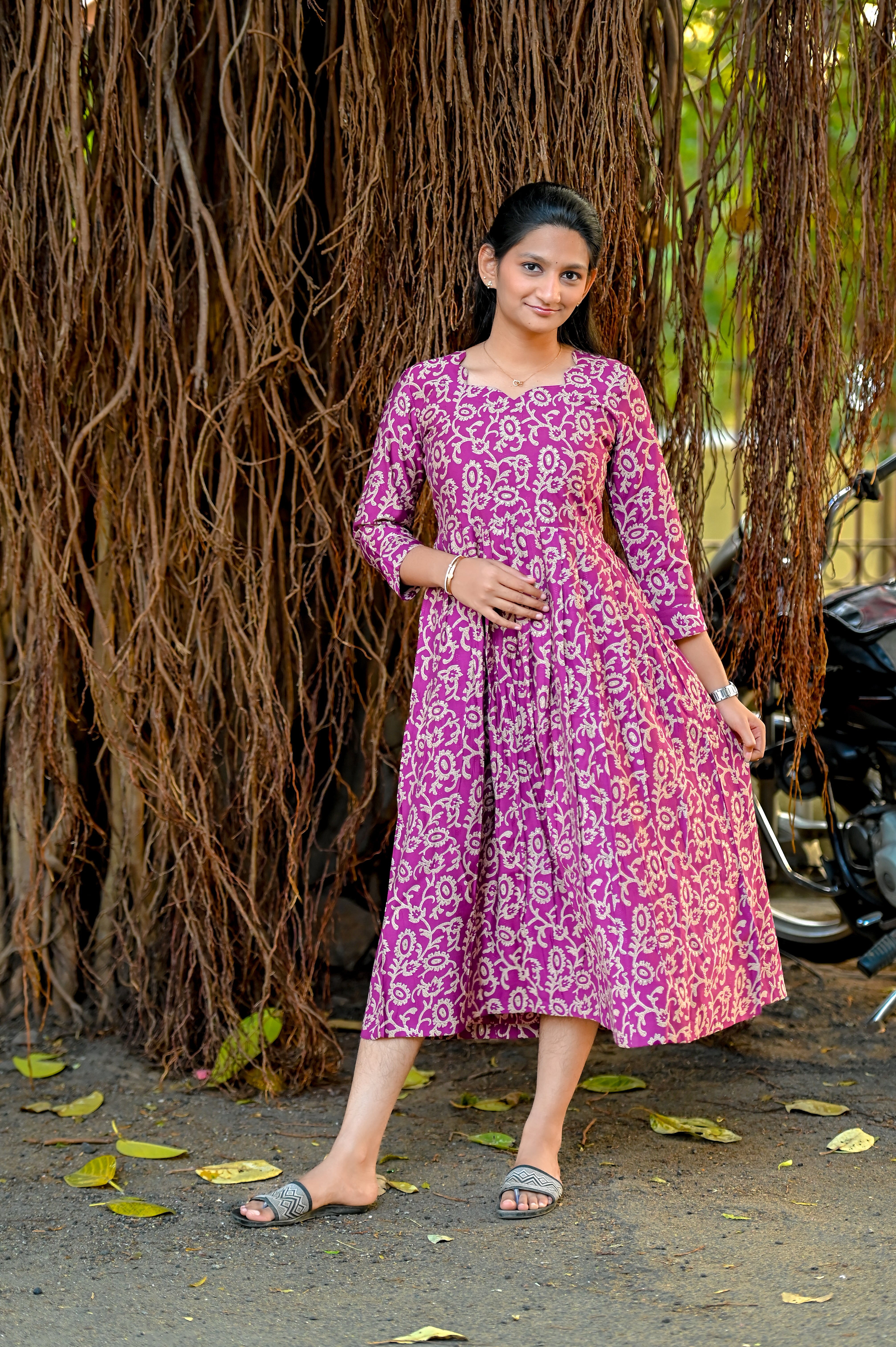 🌸 Berry Blossom Maxi