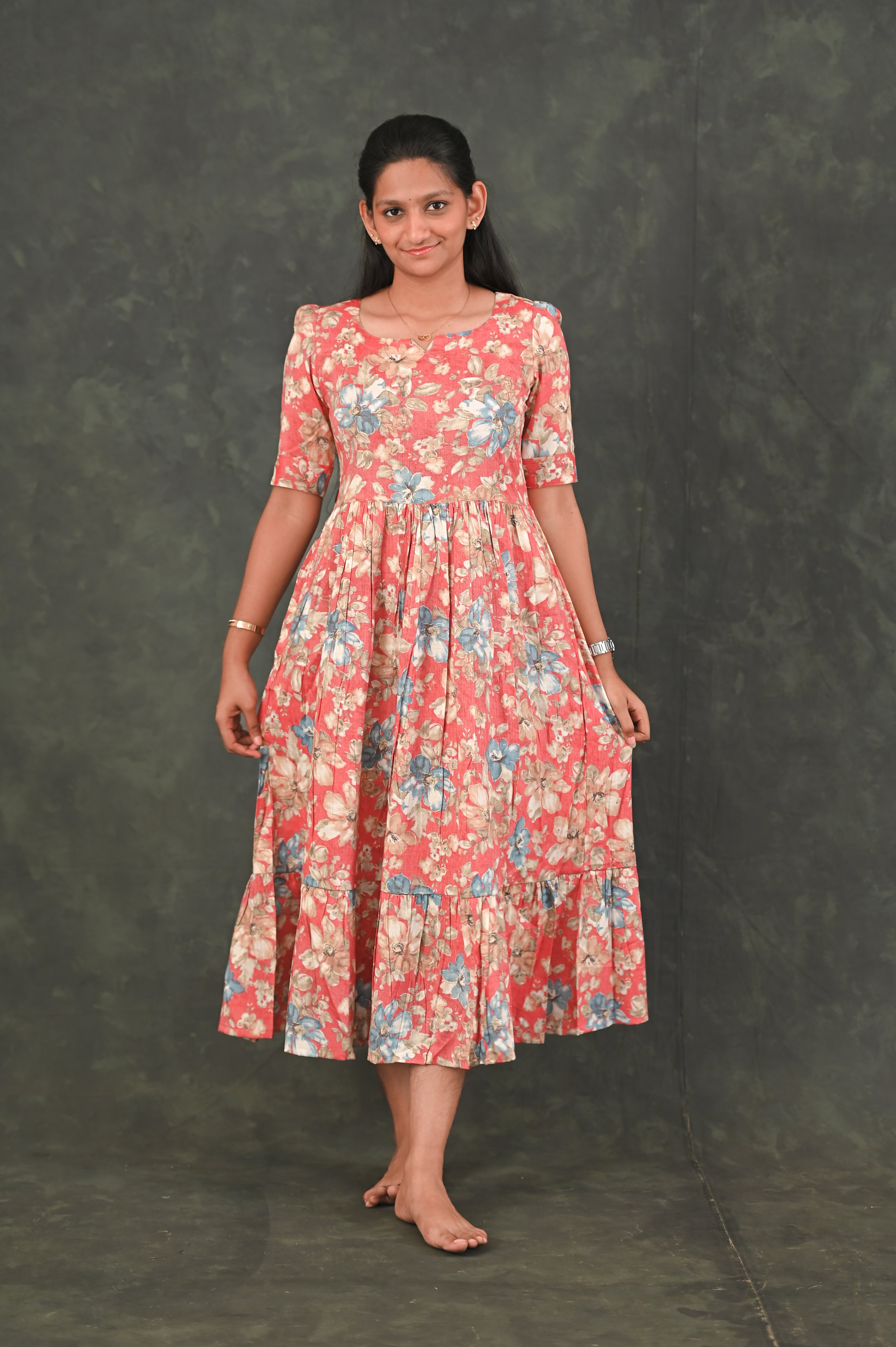 Rose Garden Tiered Long frill