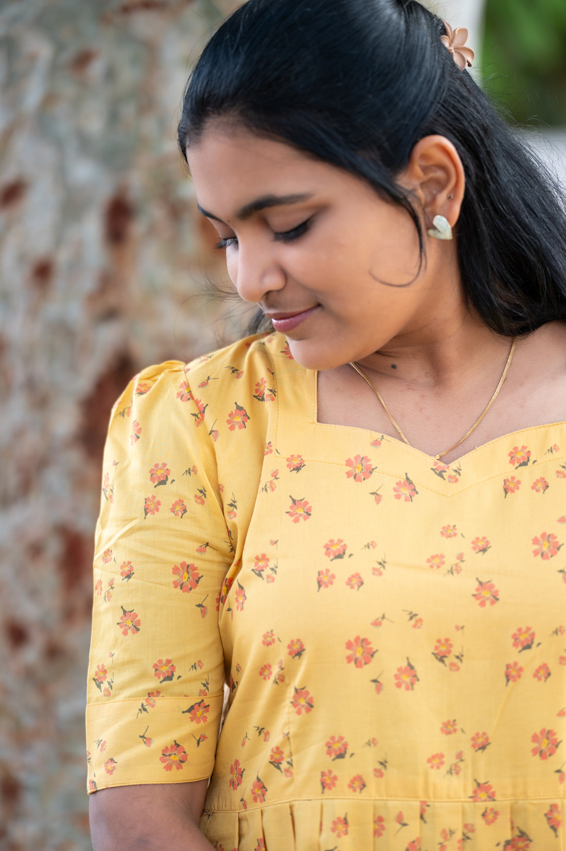 sunshine mustard yellow maxi