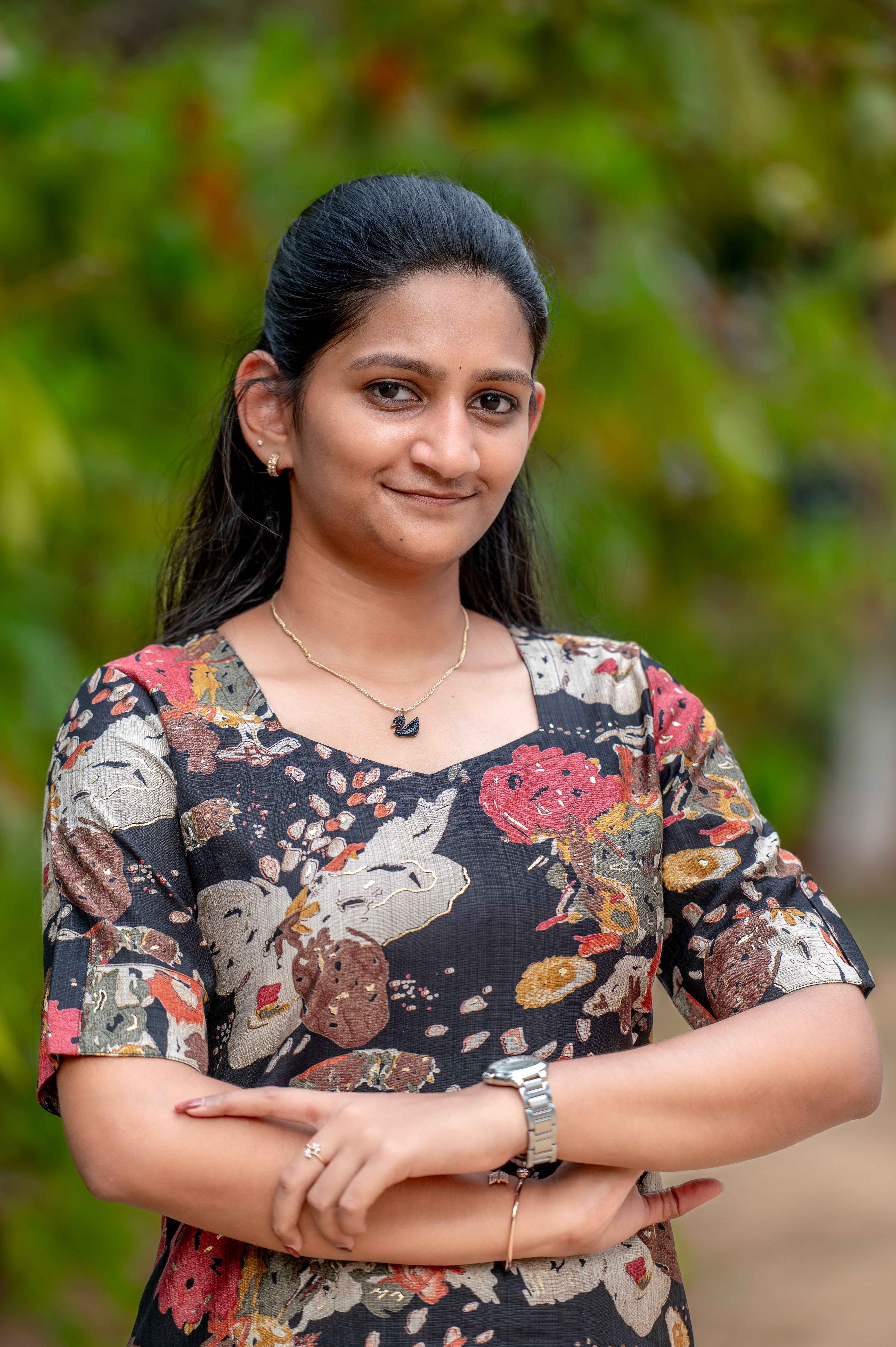 🌺🖤Midnight Bloom Floral Kurti